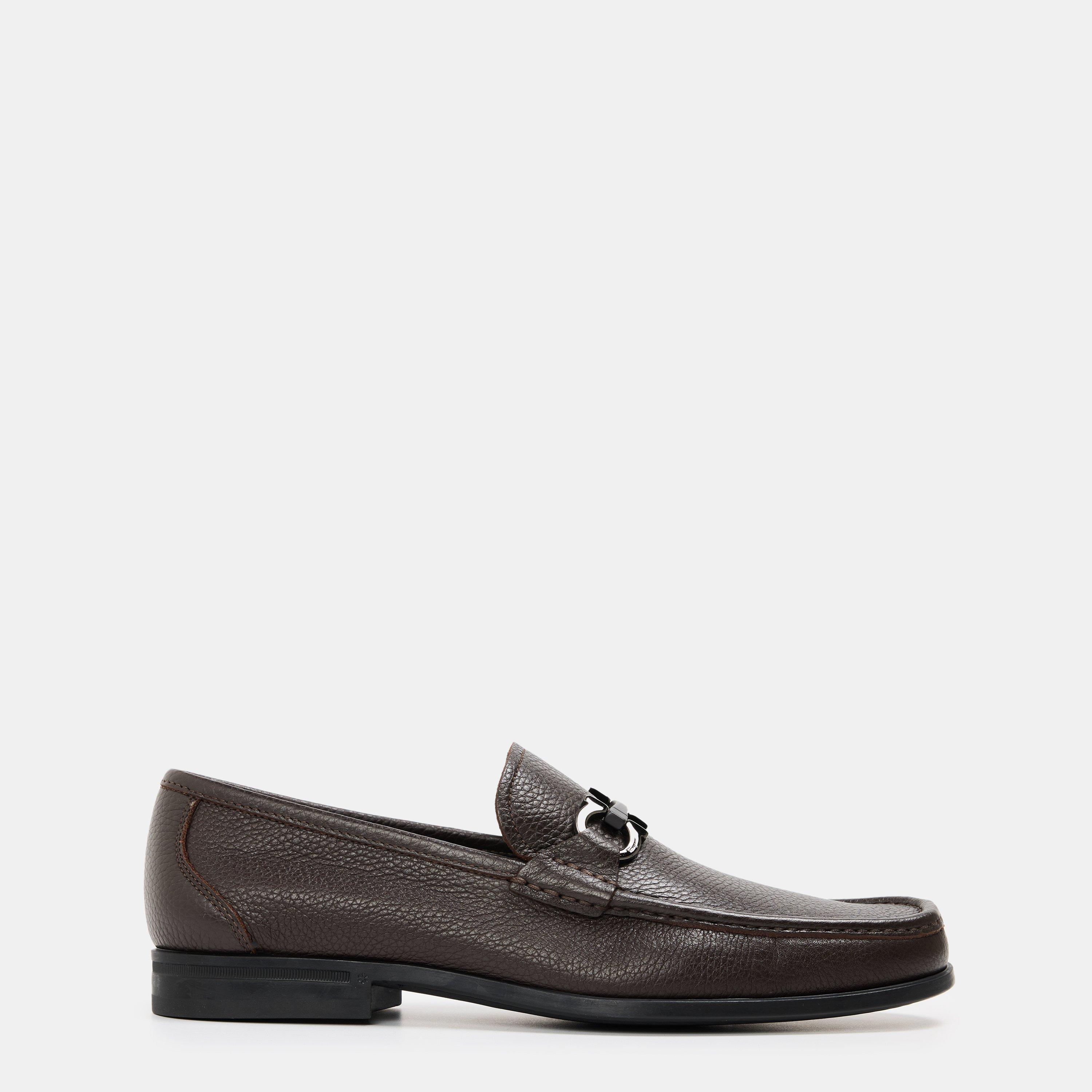 Ferragamo Mens Grandioso Loafers - Hickory - Size 7 (41)