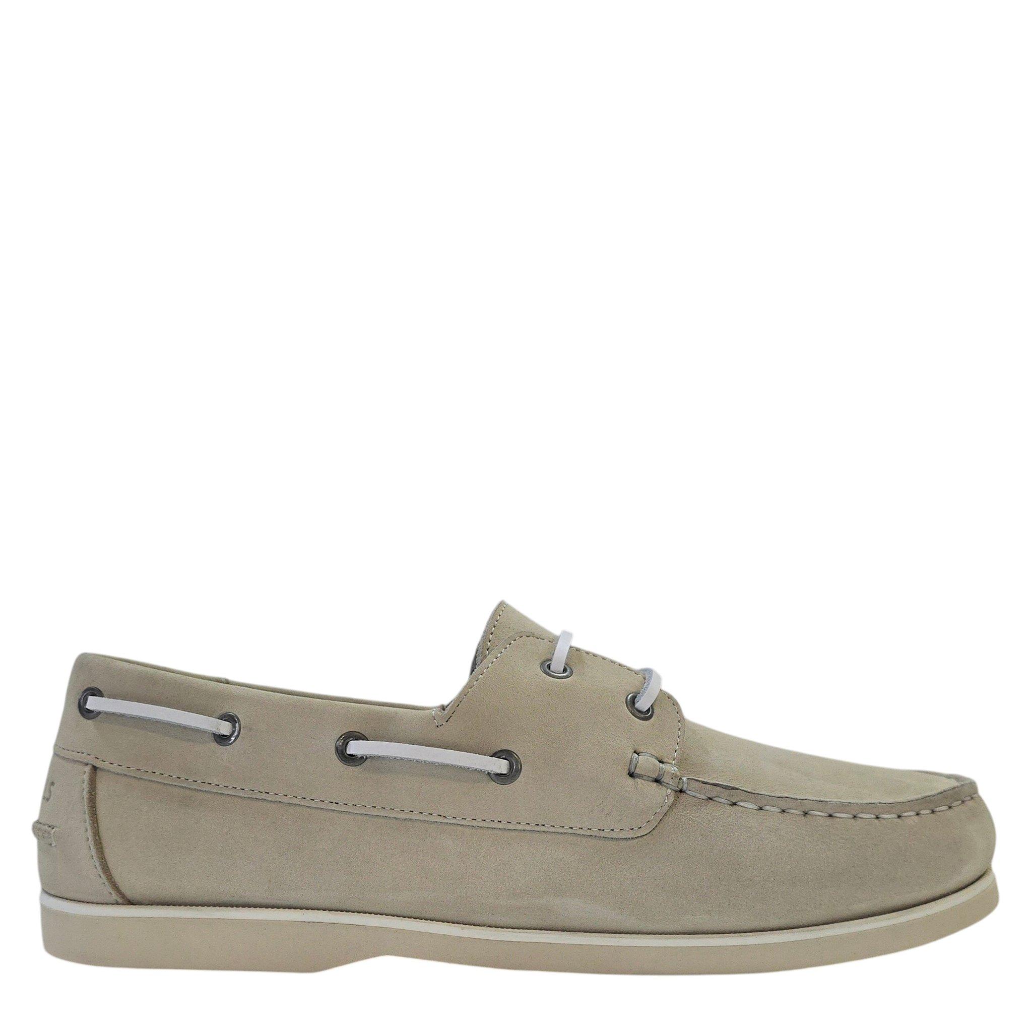 Jack Wills Men's Leather Boat Shoes - Sand - 10 (45)