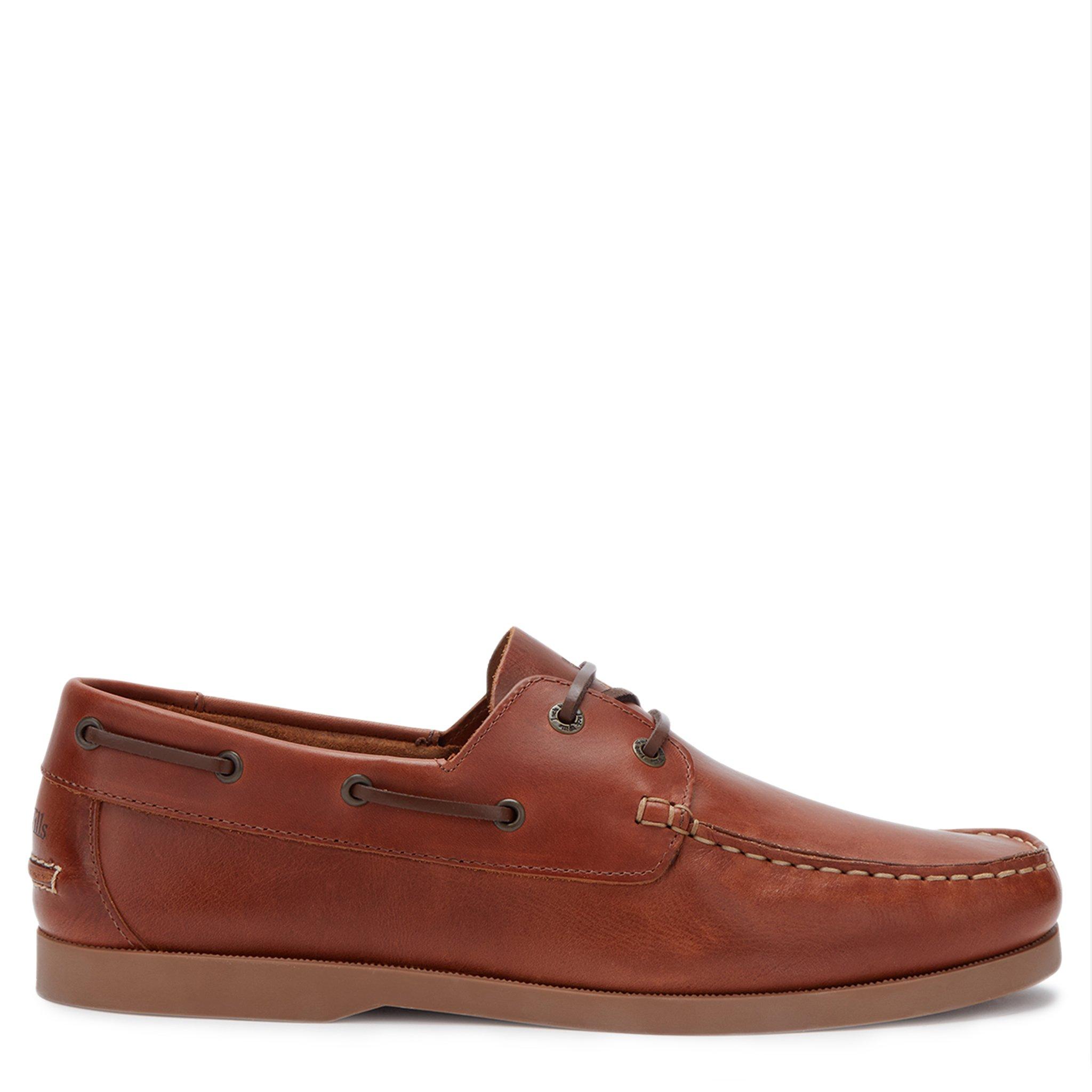 Tan - Jack Wills - Leather Boat Shoes Mens - 1