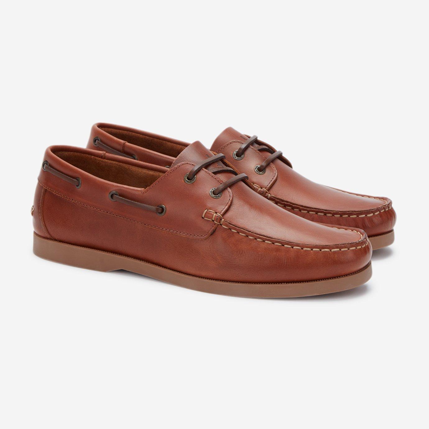 Tan - Jack Wills - Leather Boat Shoes Mens - 4