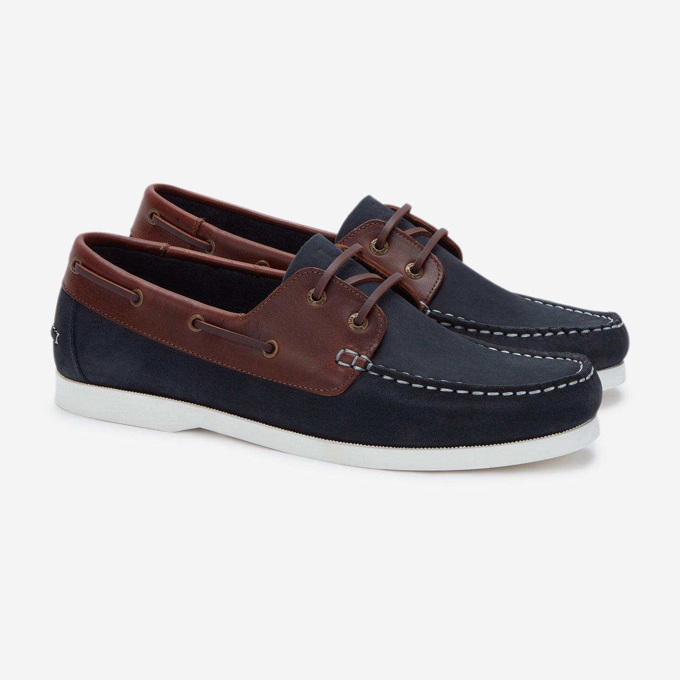 Navy - Jack Wills - Leather Boat Shoes Mens - 4
