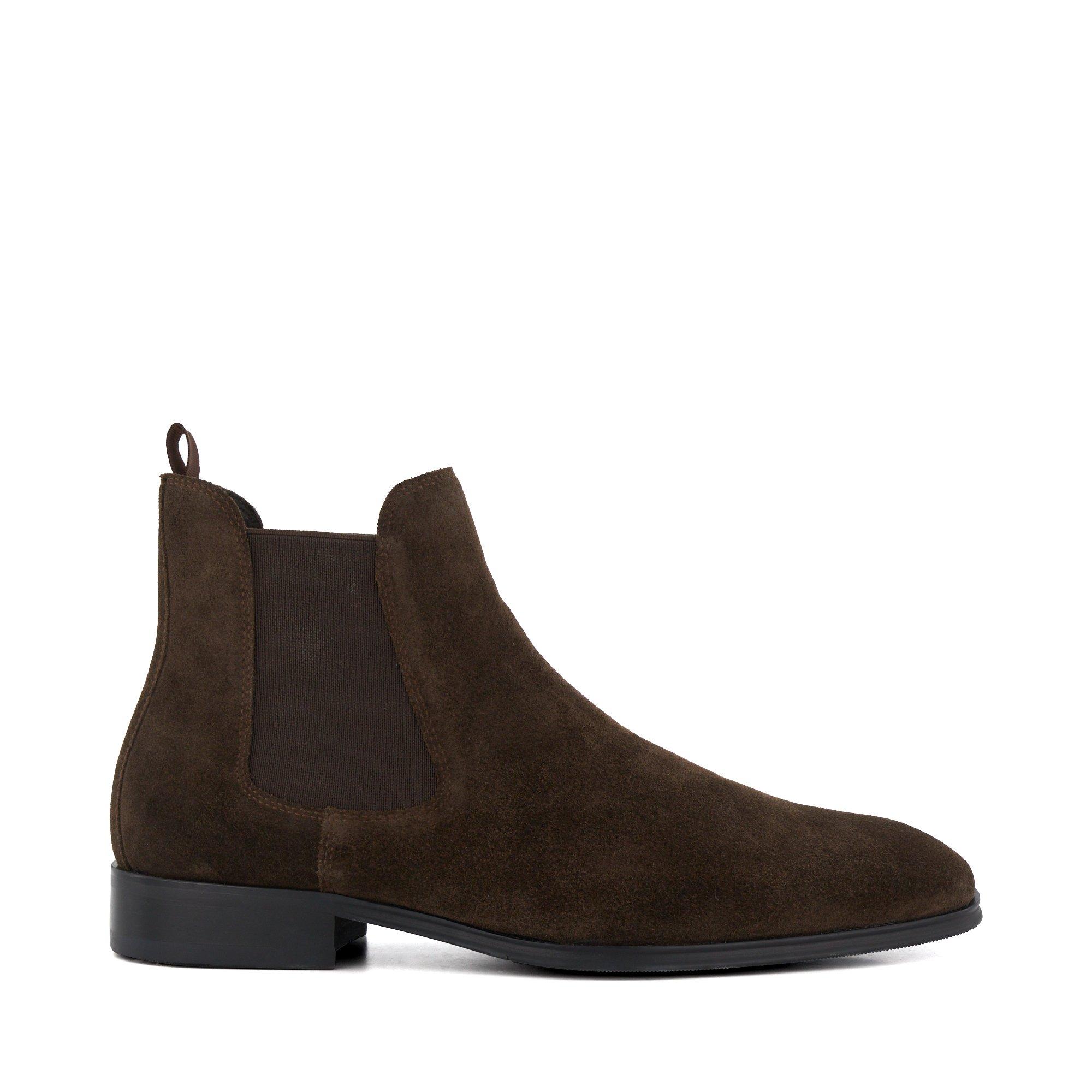 Dark Brown - Dune London - Men's Mandatory Chelsea Boot - 1