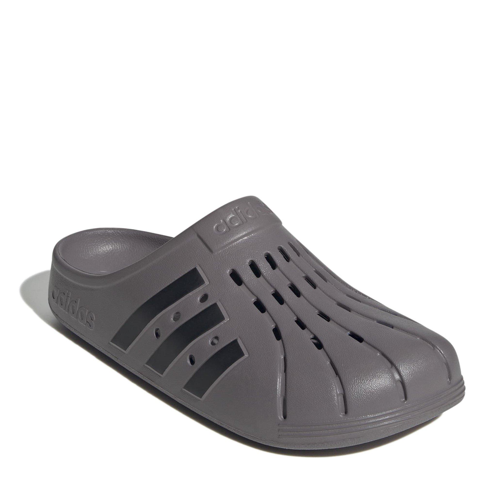 Taupe Oxide/Blk - adidas - Adilette Clogs Mens - 3