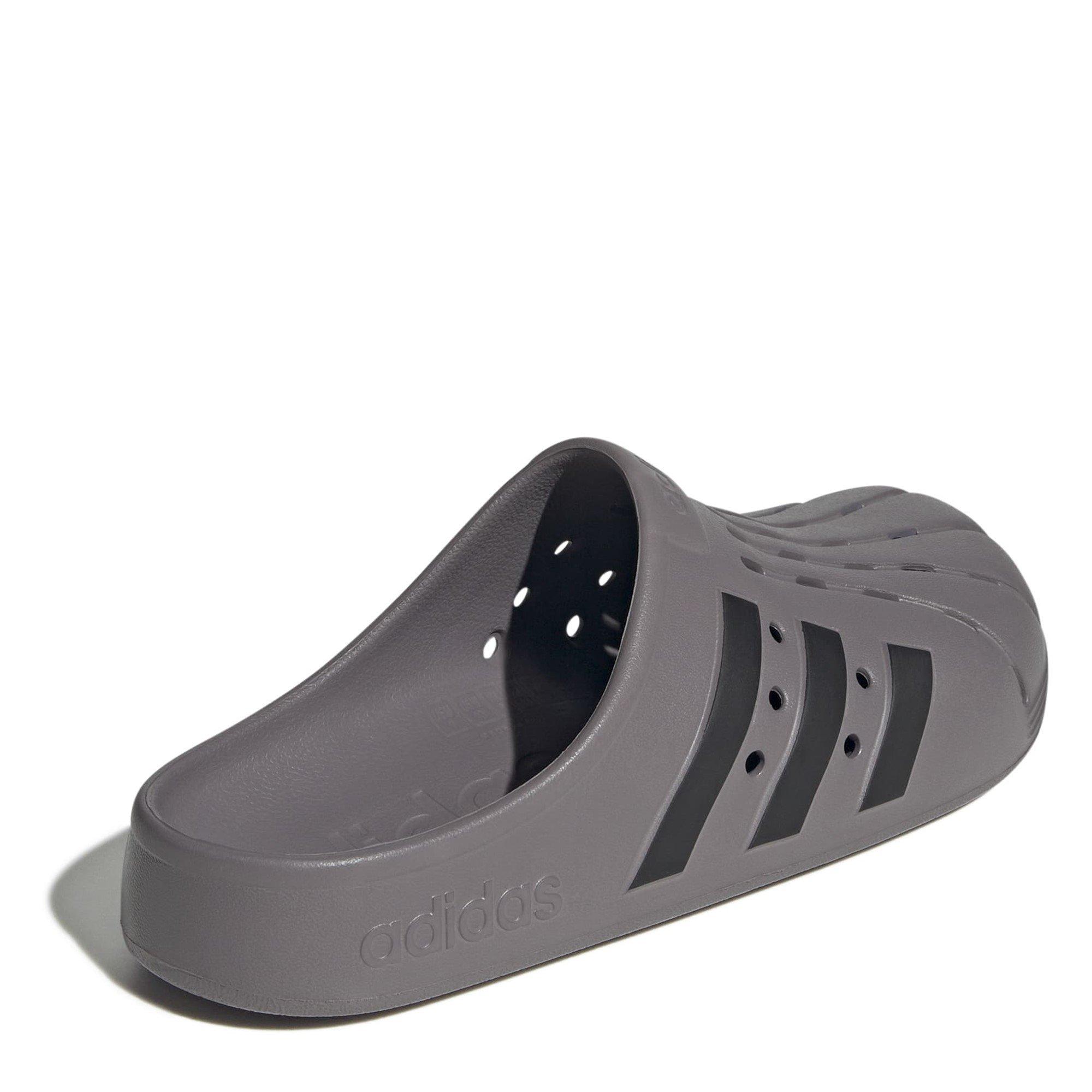 Taupe Oxide/Blk - adidas - Adilette Clogs Mens - 4