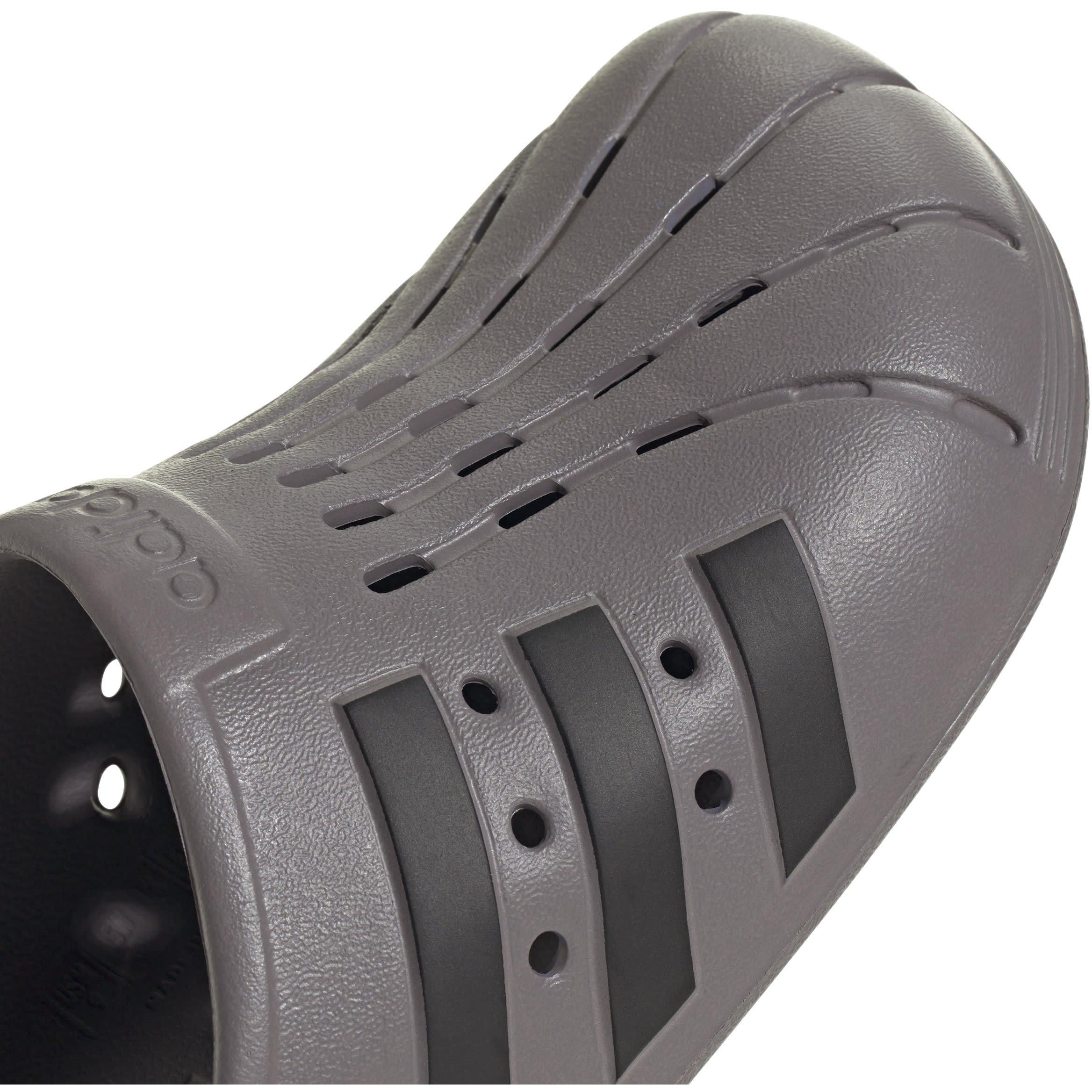Taupe Oxide/Blk - adidas - Adilette Clogs Mens - 7