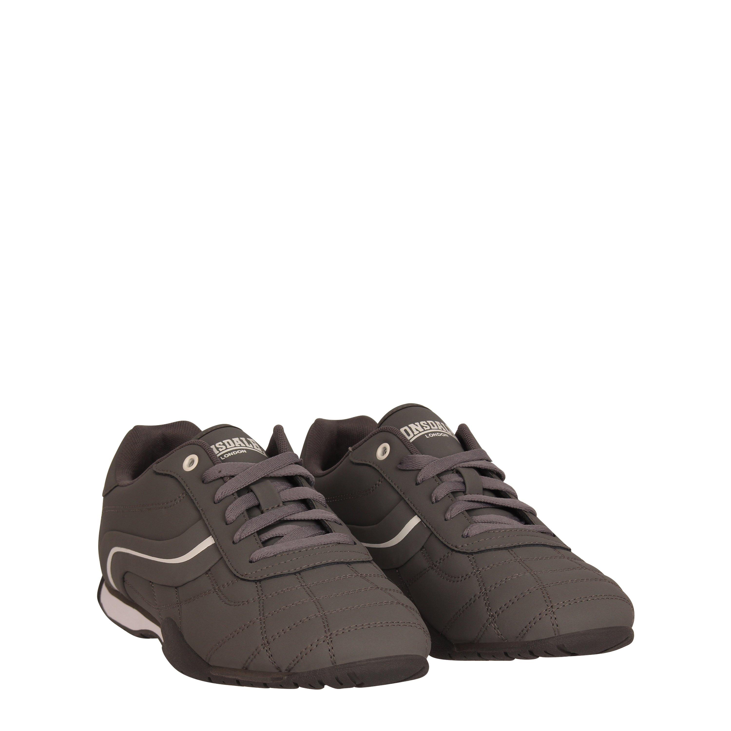 Siva/Bijela - Lonsdale - Camden Trainers Mens - 3