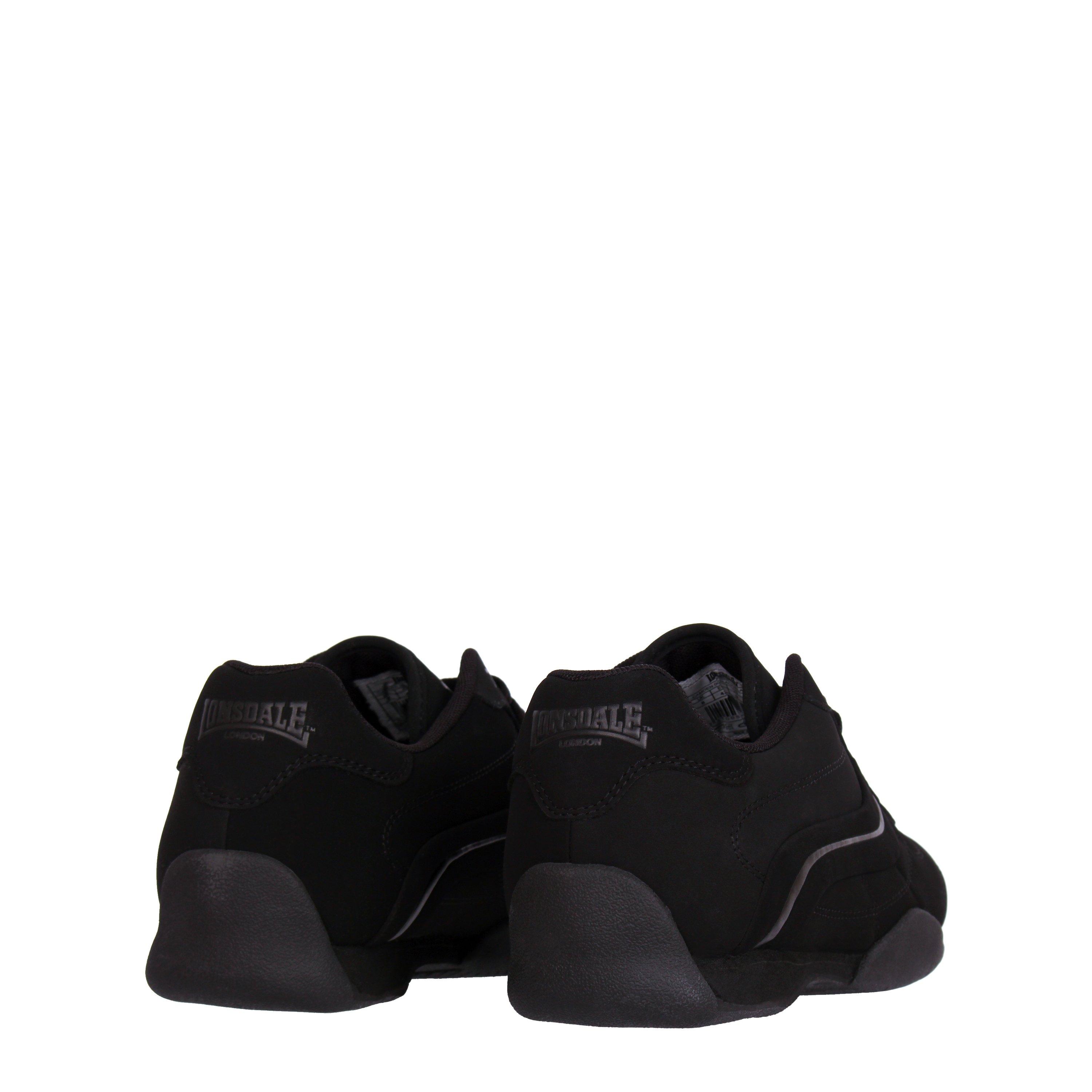 Black/Black - Lonsdale - Camden Trainers Mens - 4
