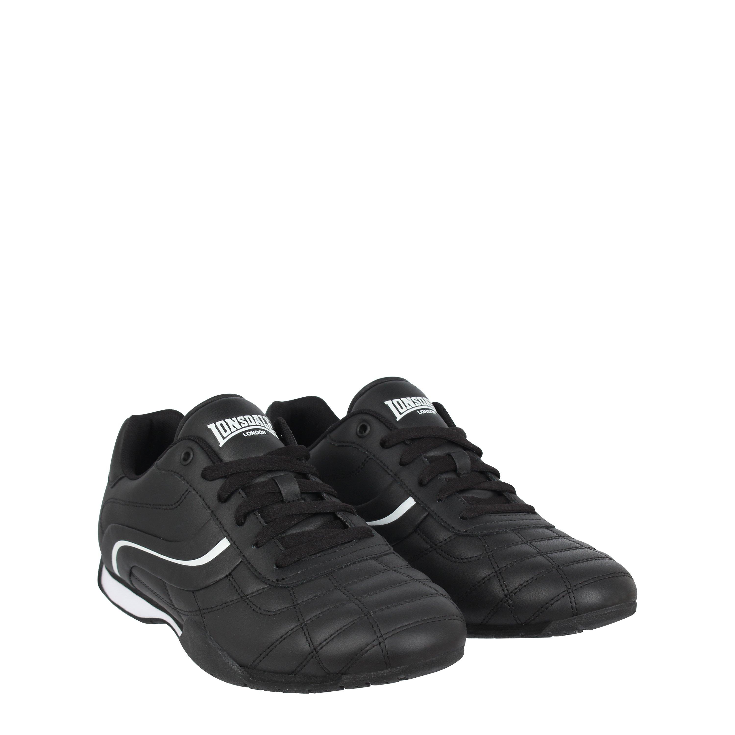 Black/White - Lonsdale - Camden Trainers Mens - 3