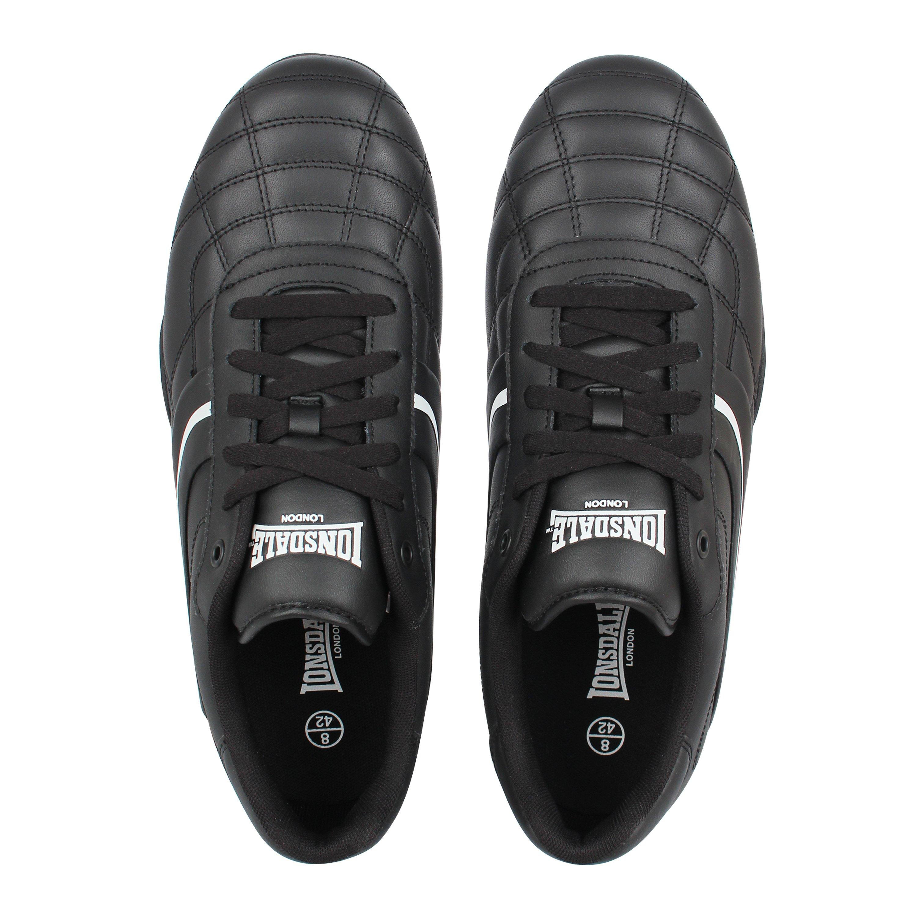 Black/White - Lonsdale - Camden Trainers Mens - 5