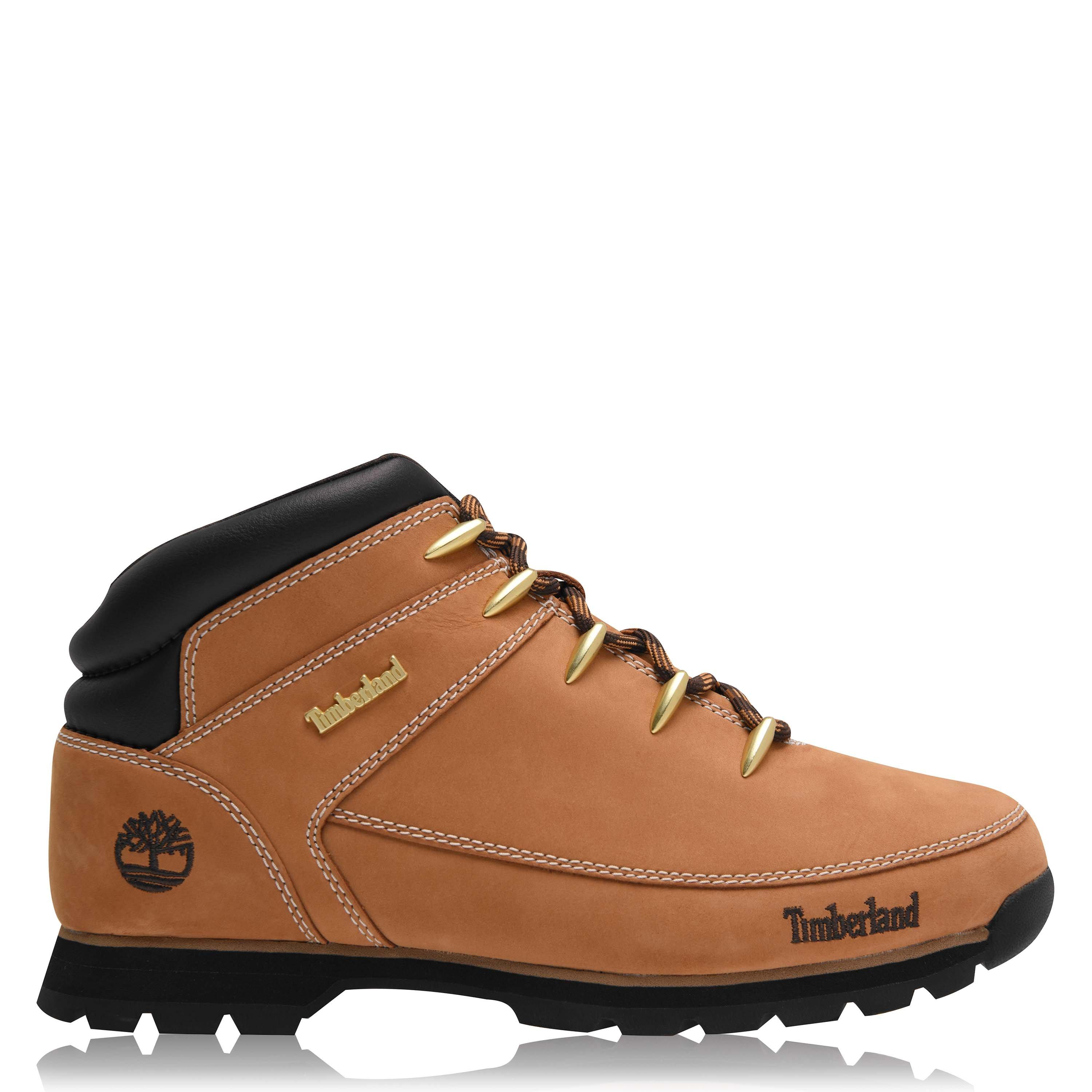 Timberland Men's Euro Sprint Hiker Boots - Wheat Nb - 8.5 (43)