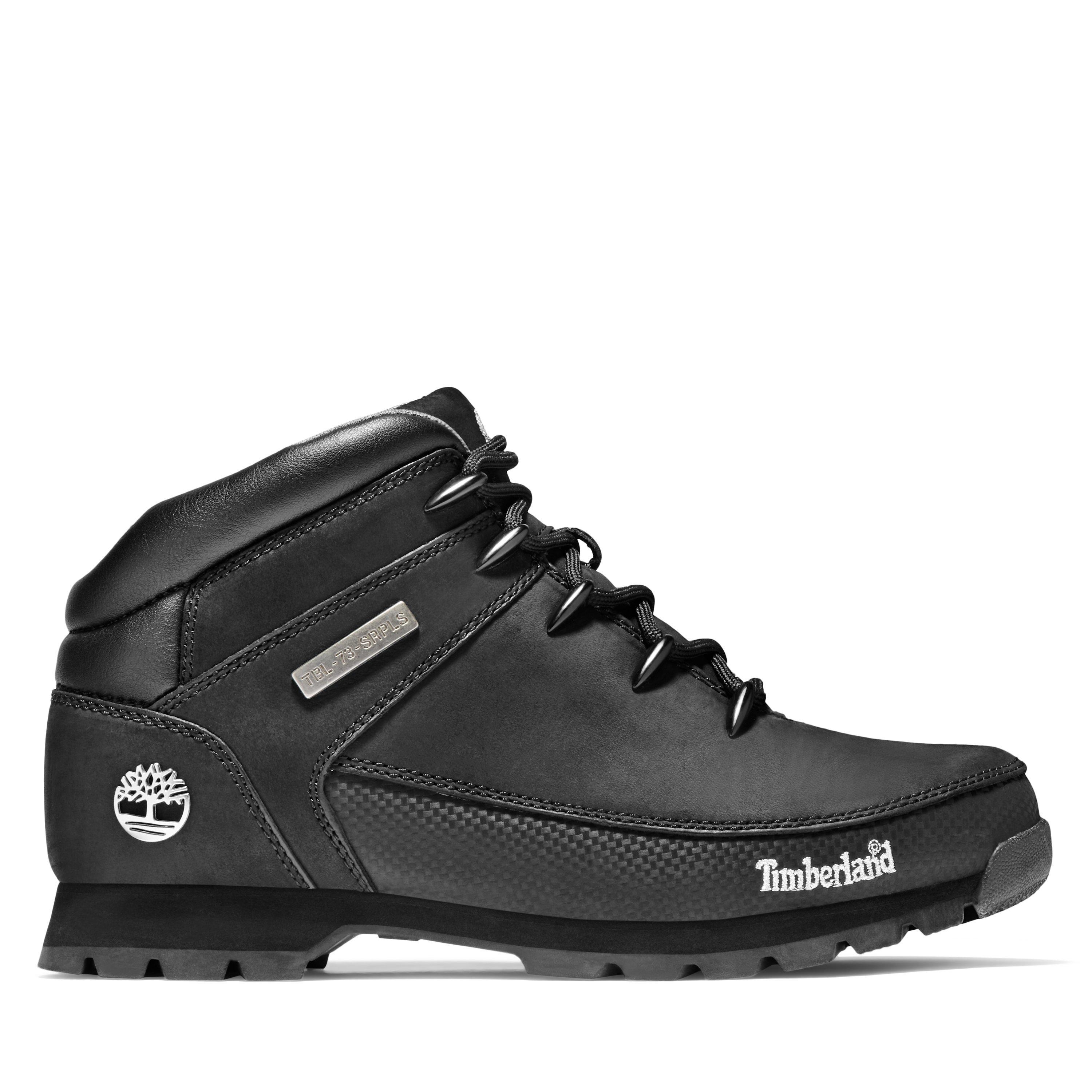 Timberland Men's Euro Sprint Hiker Boots - Black Nb - 8.5 (43)