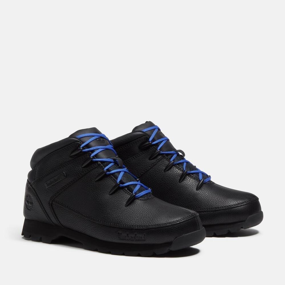 Blk Grain Lthr - Timberland - Men's Euro Sprint Hiker Boots - 4