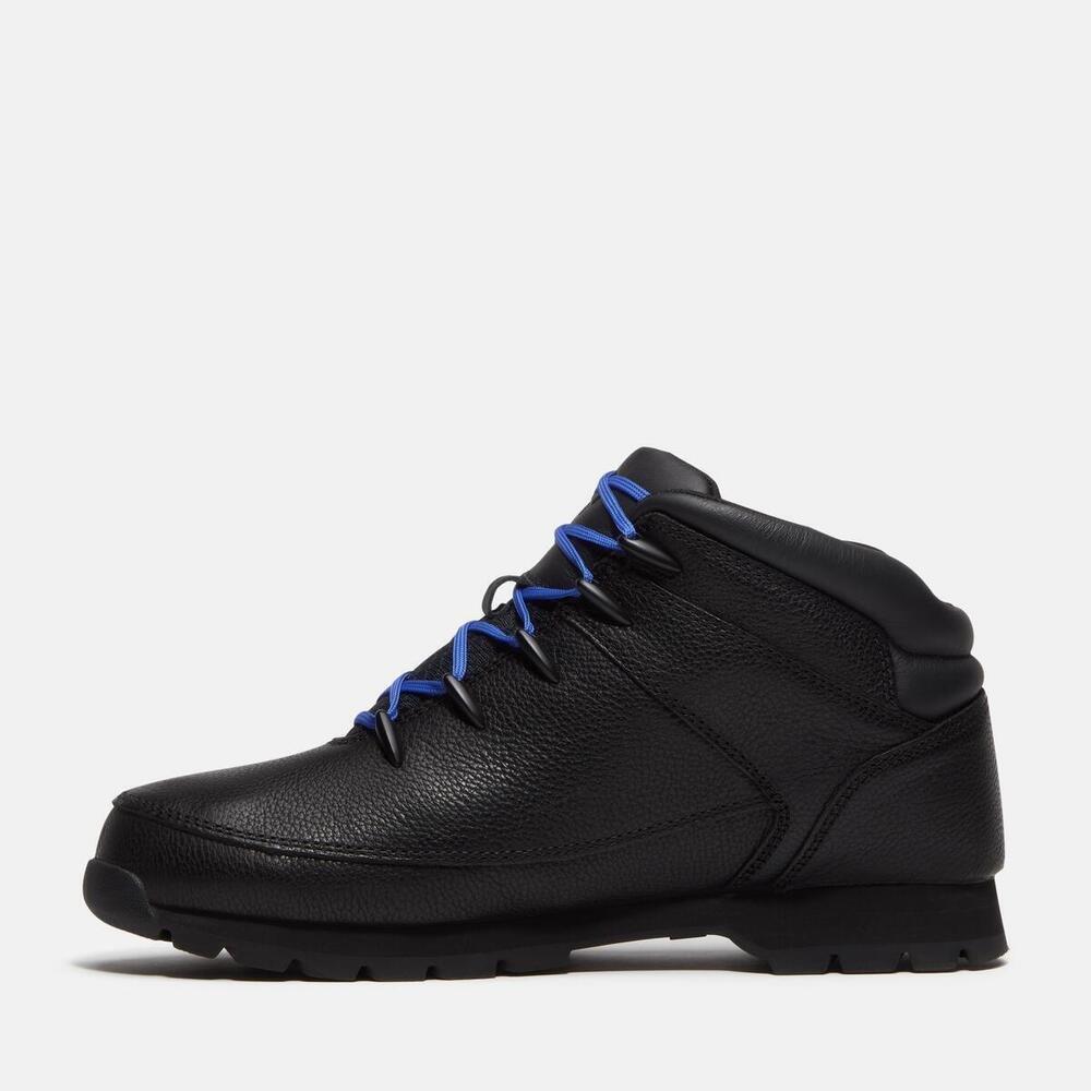Blk Grain Lthr - Timberland - Men's Euro Sprint Hiker Boots - 6