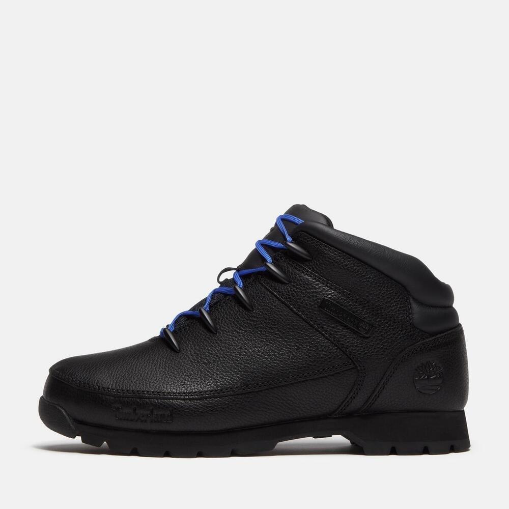 Blk Grain Lthr - Timberland - Men's Euro Sprint Hiker Boots - 8