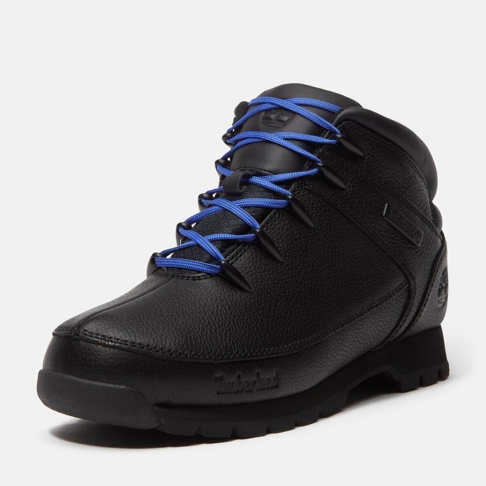 Blk Grain Lthr - Timberland - Men's Euro Sprint Hiker Boots - 9