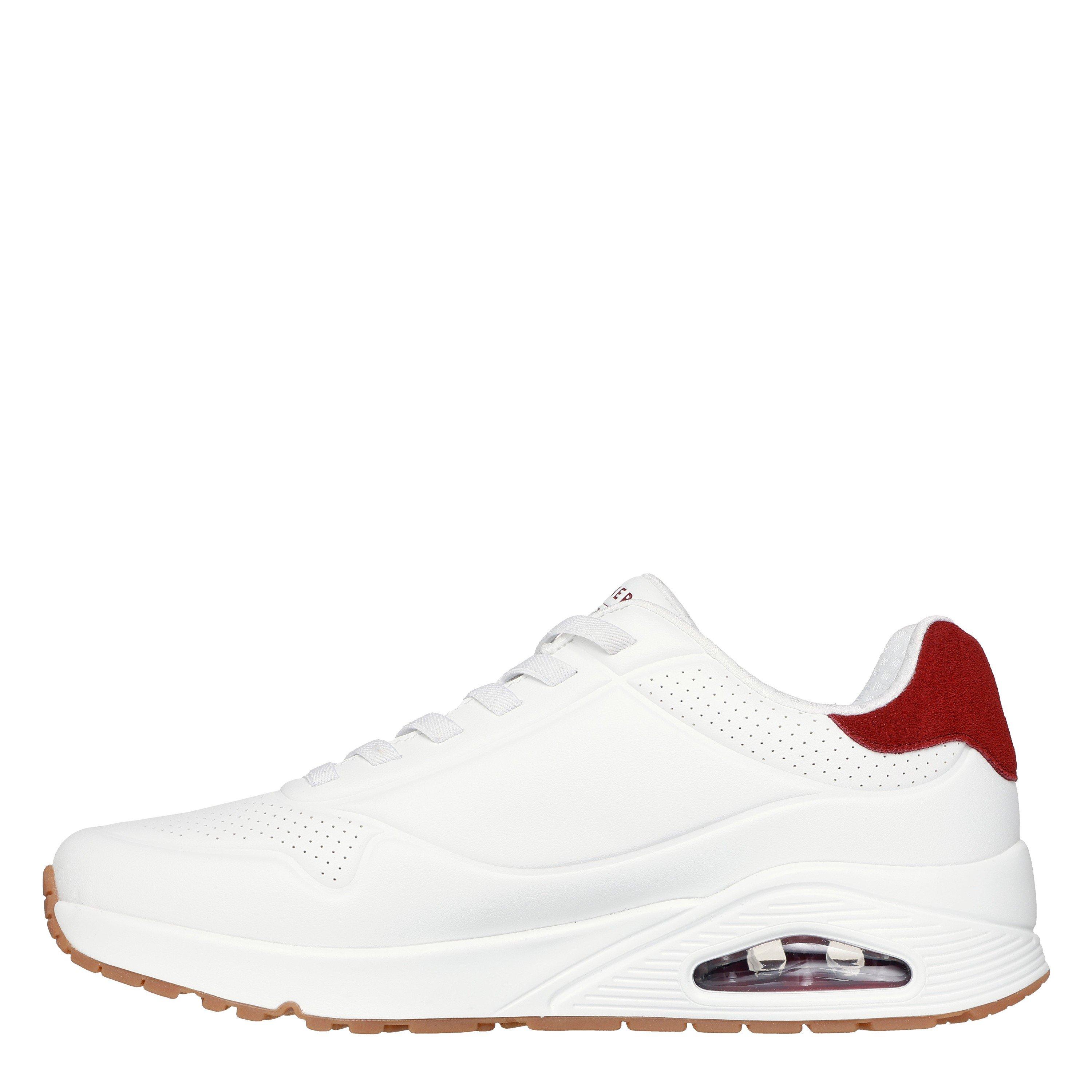 Blanc/Bordeaux - Skechers - Men's Harry Kane Collab Bungee Lace Low-Top Trainers - 2
