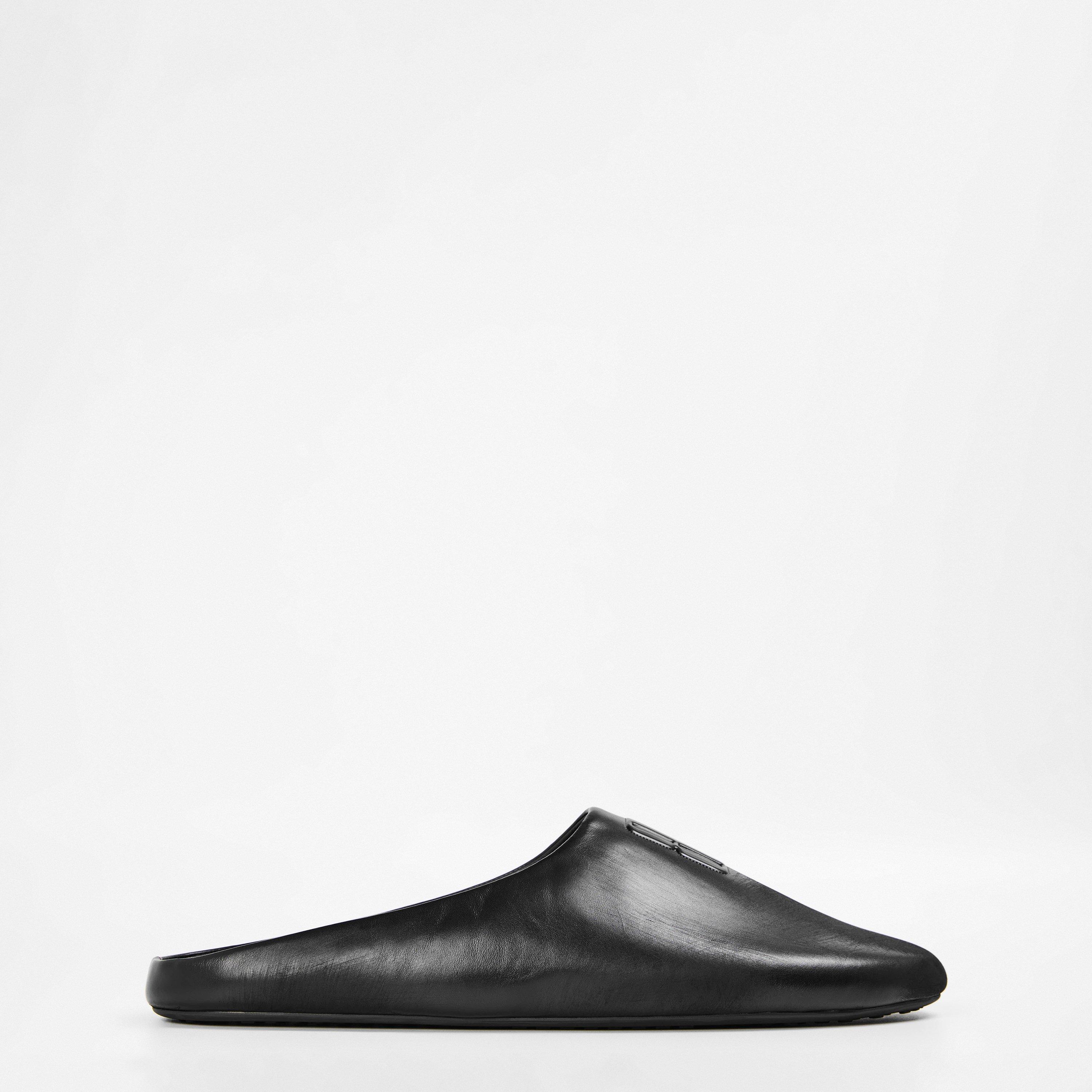 Black - Balenciaga - Men's Slip-On Flat Mules - 1