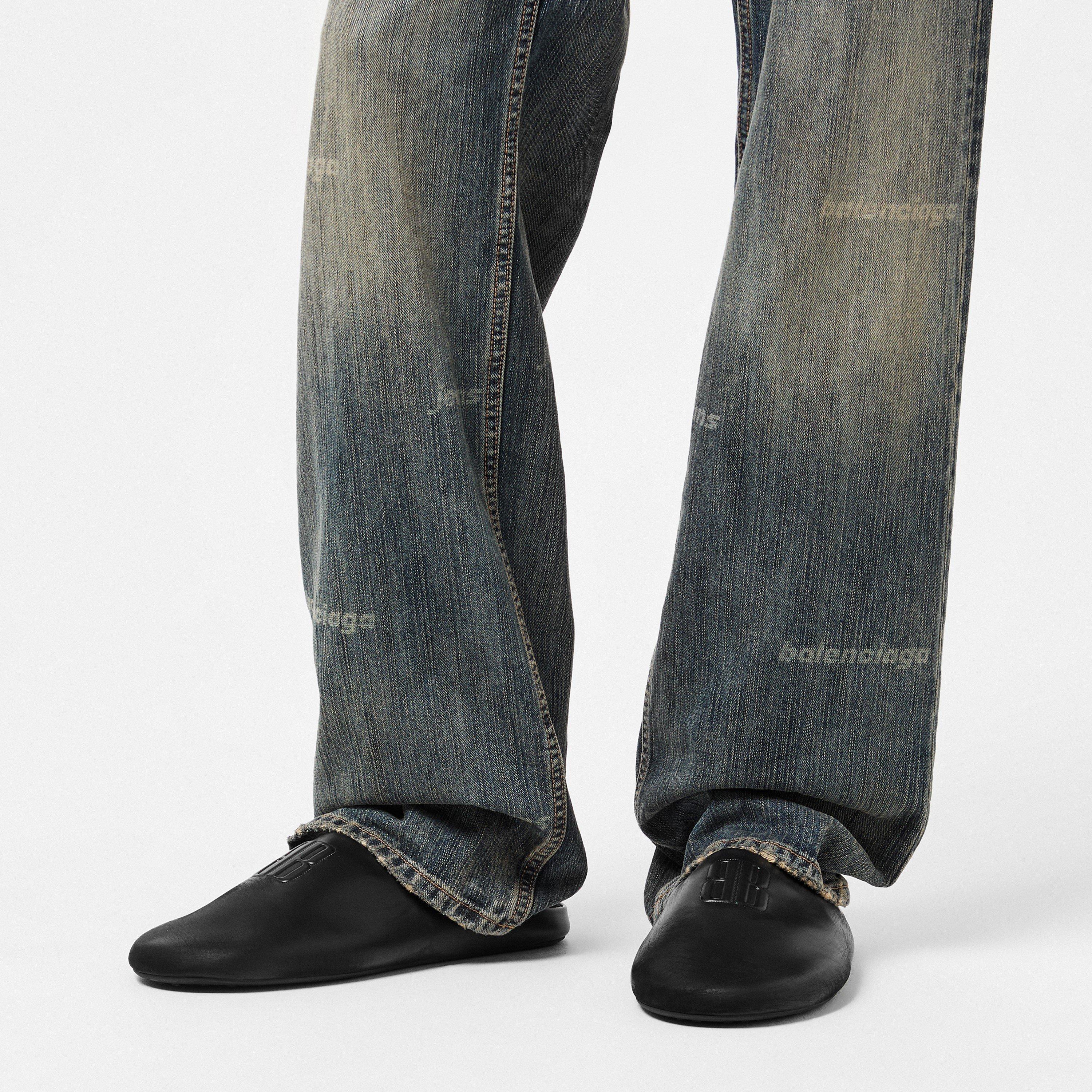 Black - Balenciaga - Men's Flat Mules - 3