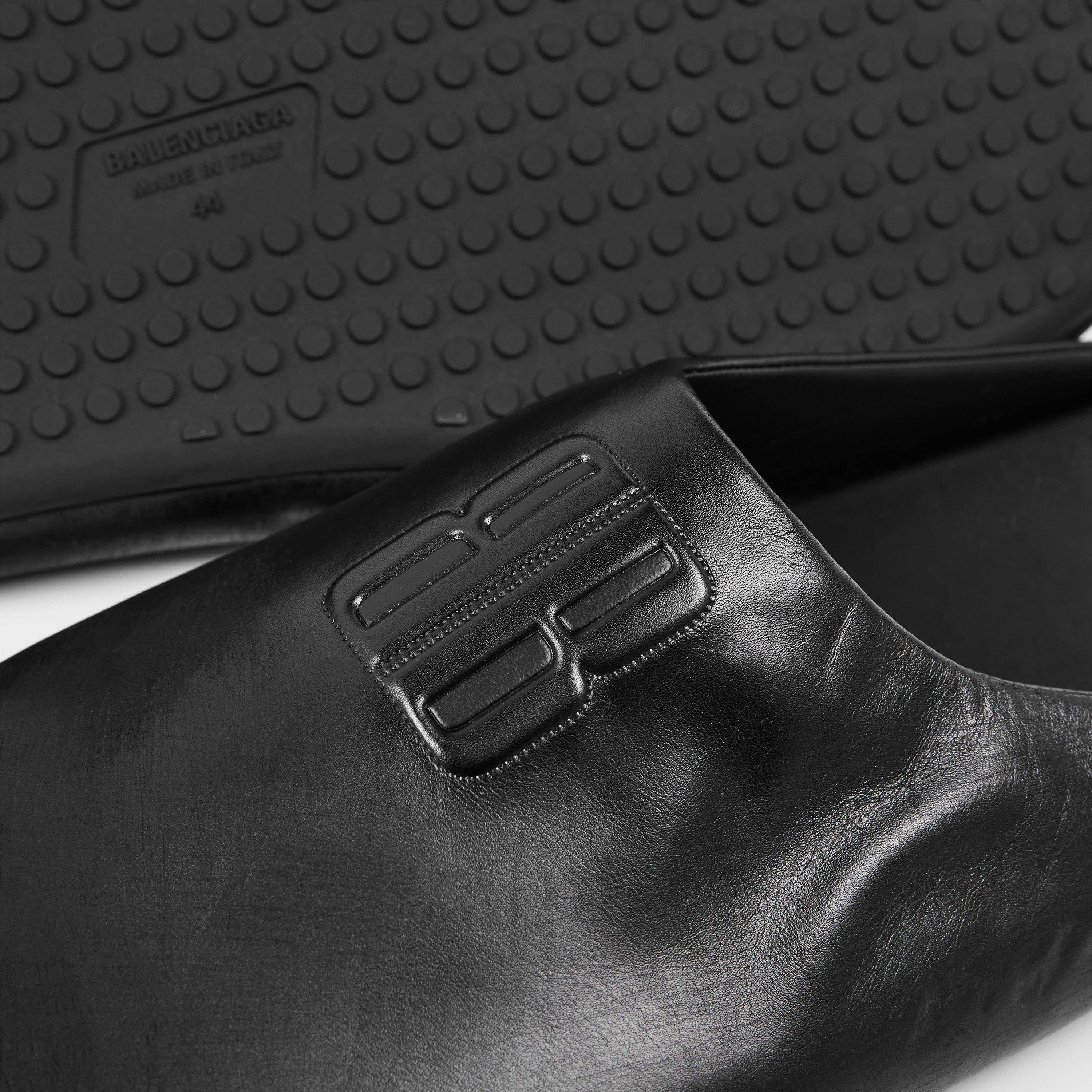 Black - Balenciaga - Men's Flat Mules - 4