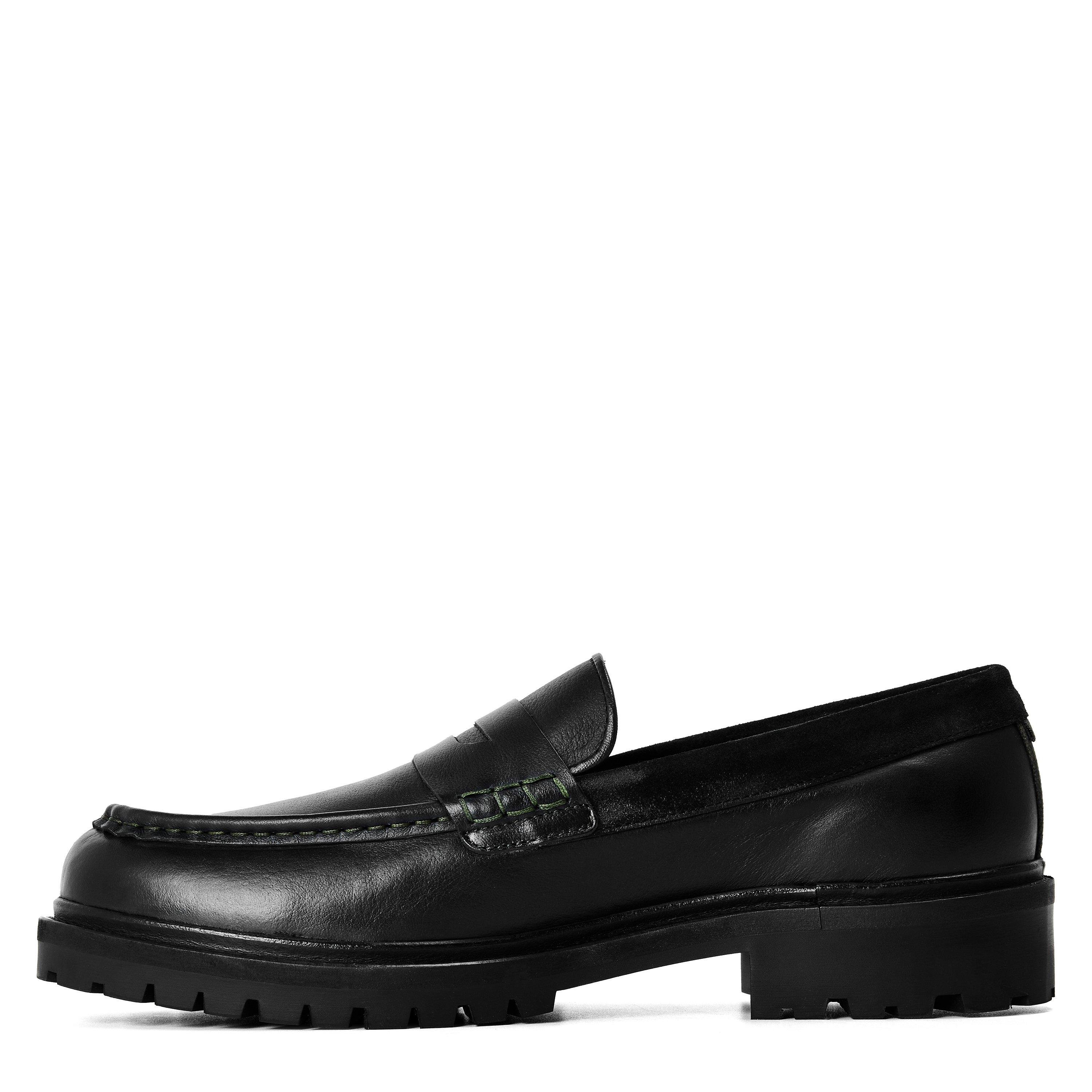 Black - Barbour - Men's Croxton Leather Loafers - 2