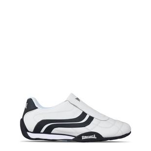 White/Navy - Lonsdale - Camden Slip Mens Trainers - 1