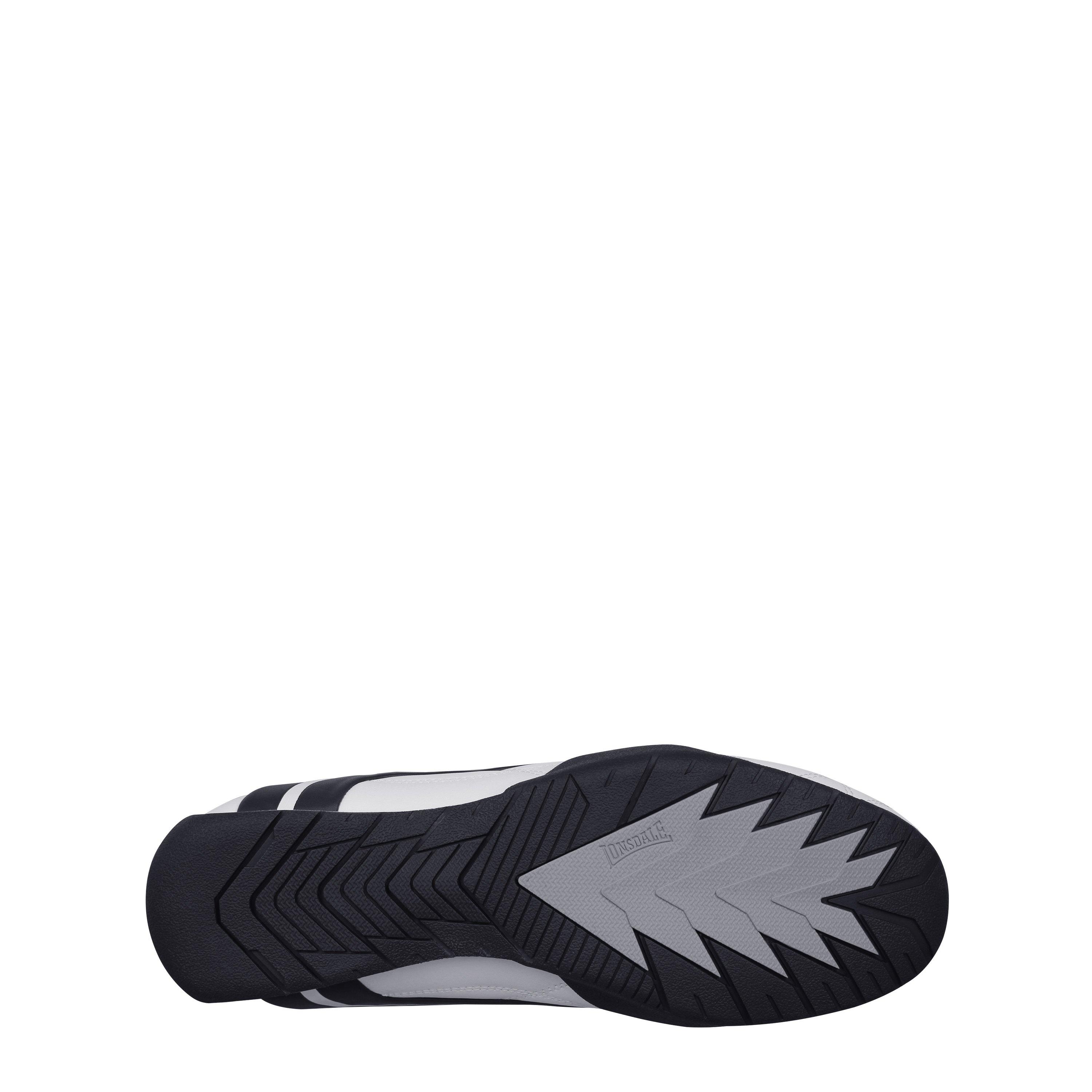 Wit/Marineblauw - Lonsdale - Camden Slip Trainers Mens - 6