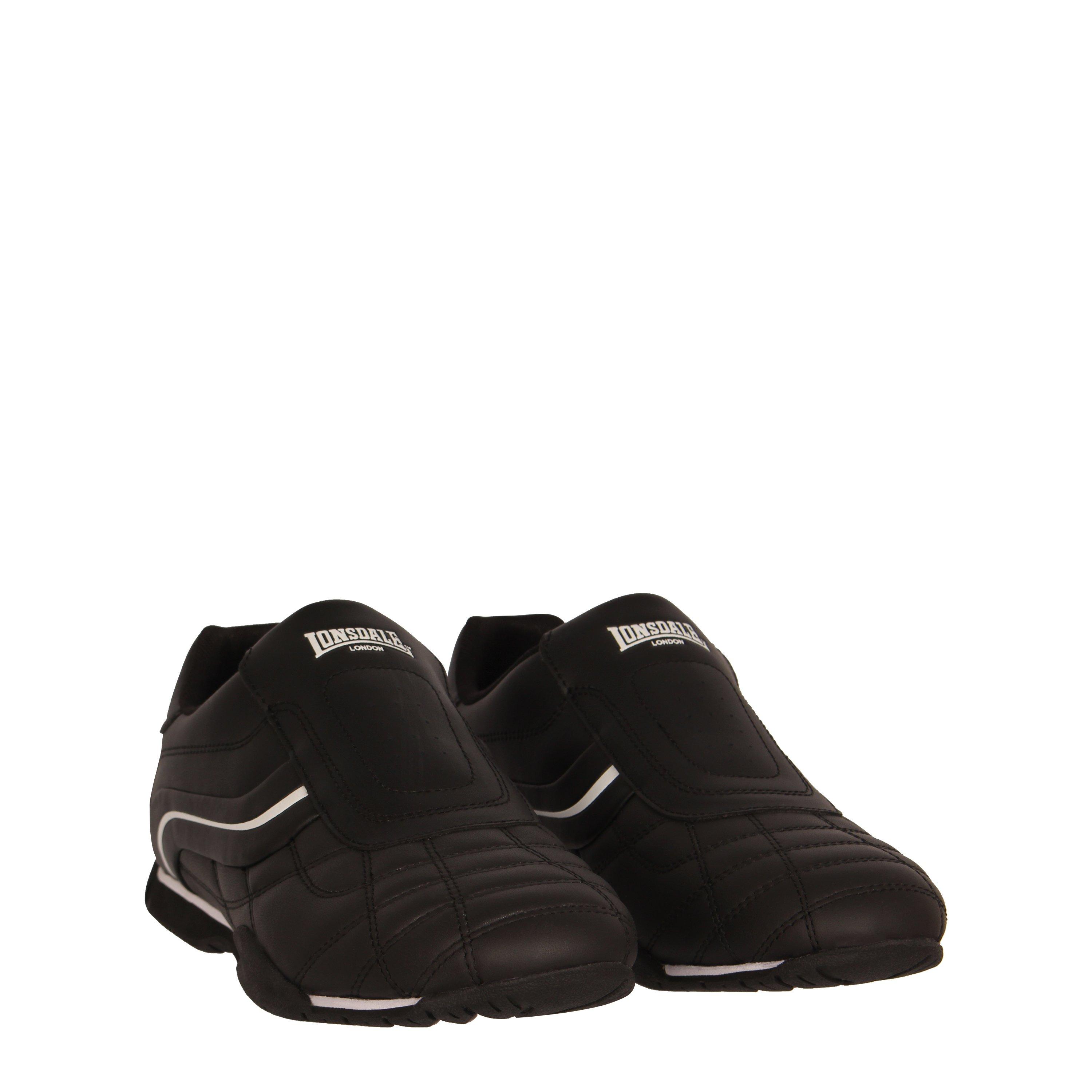 Black/White - Lonsdale - Camden Slip Trainers Mens - 3