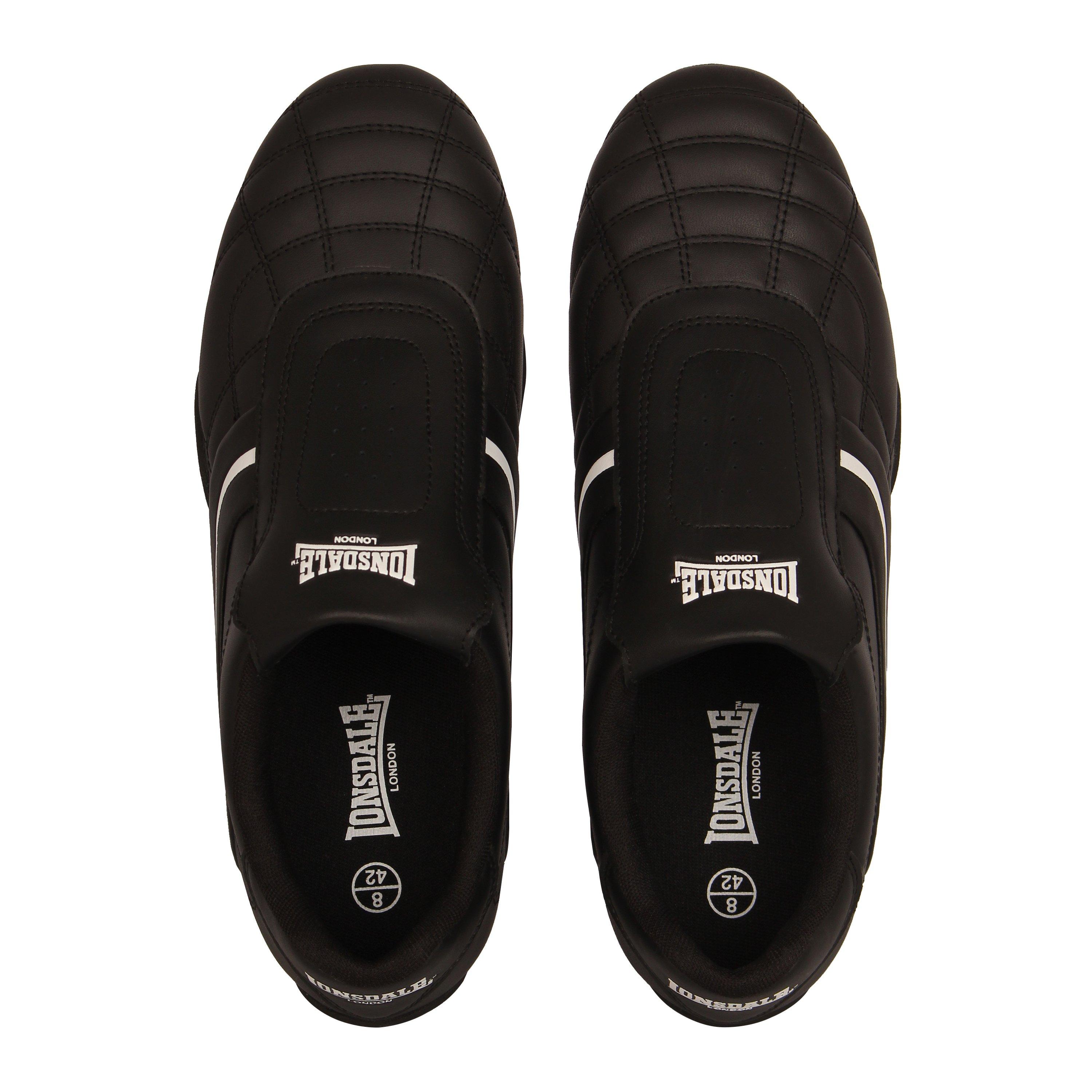 Black/White - Lonsdale - Camden Slip Trainers Mens - 5