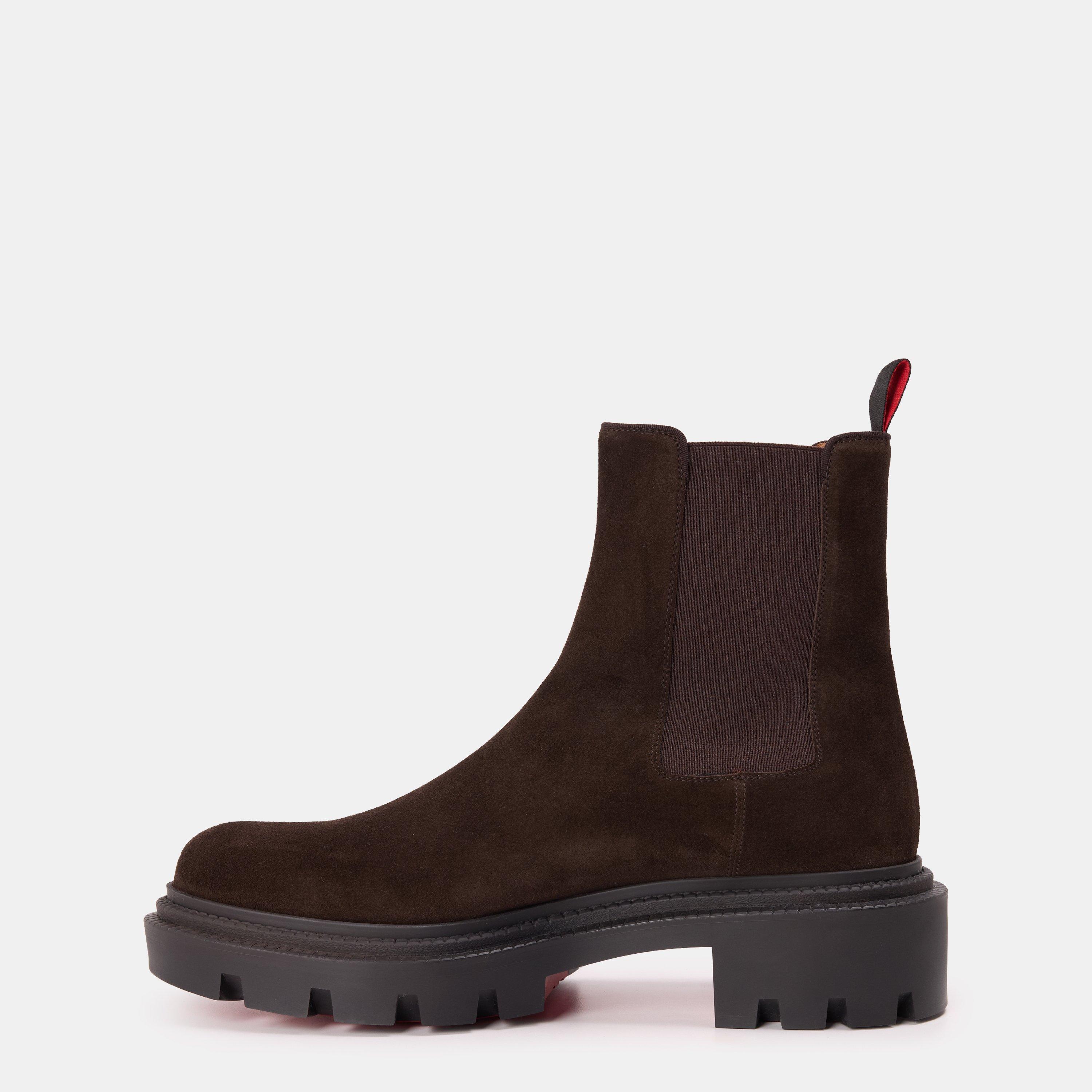 Café - Christian Louboutin - Men's Chelsea Boots - 2
