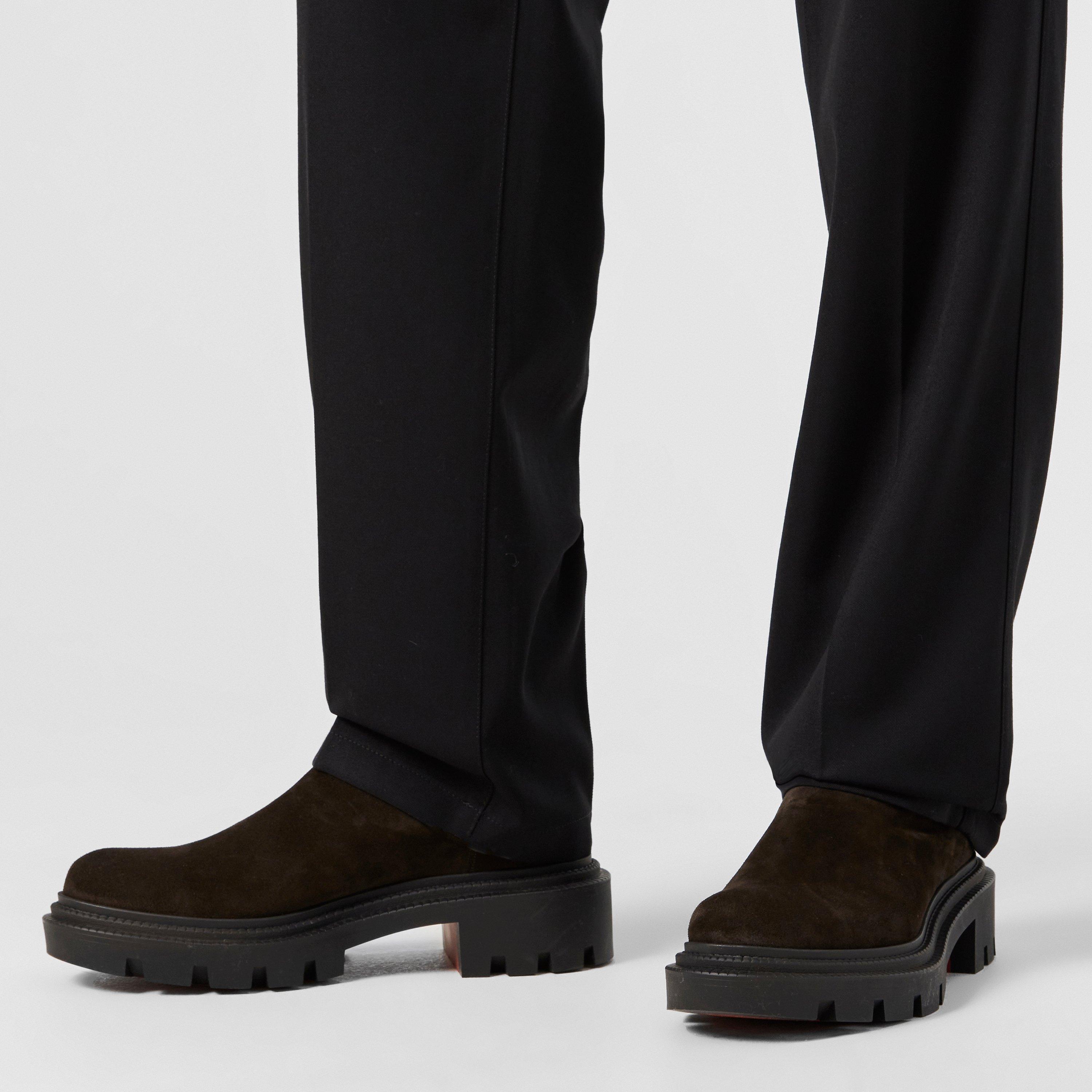 Café - Christian Louboutin - Men's Chelsea Boots - 3