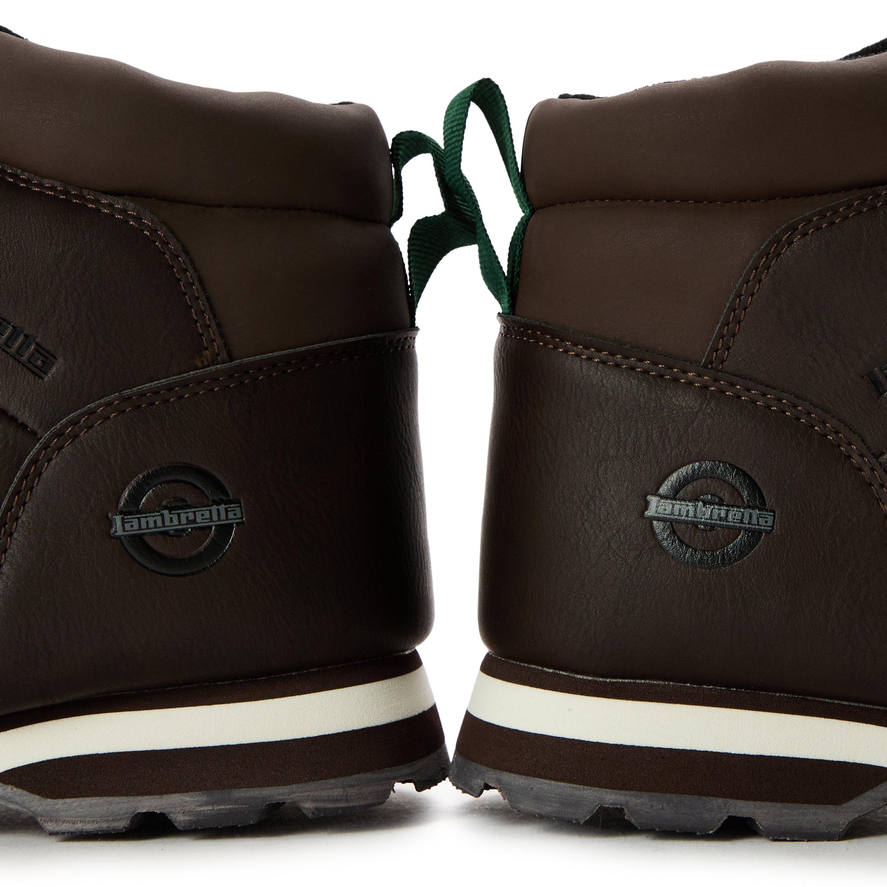 Brown - Lambretta - Men's Everett Hiker Rugged Boots - 3