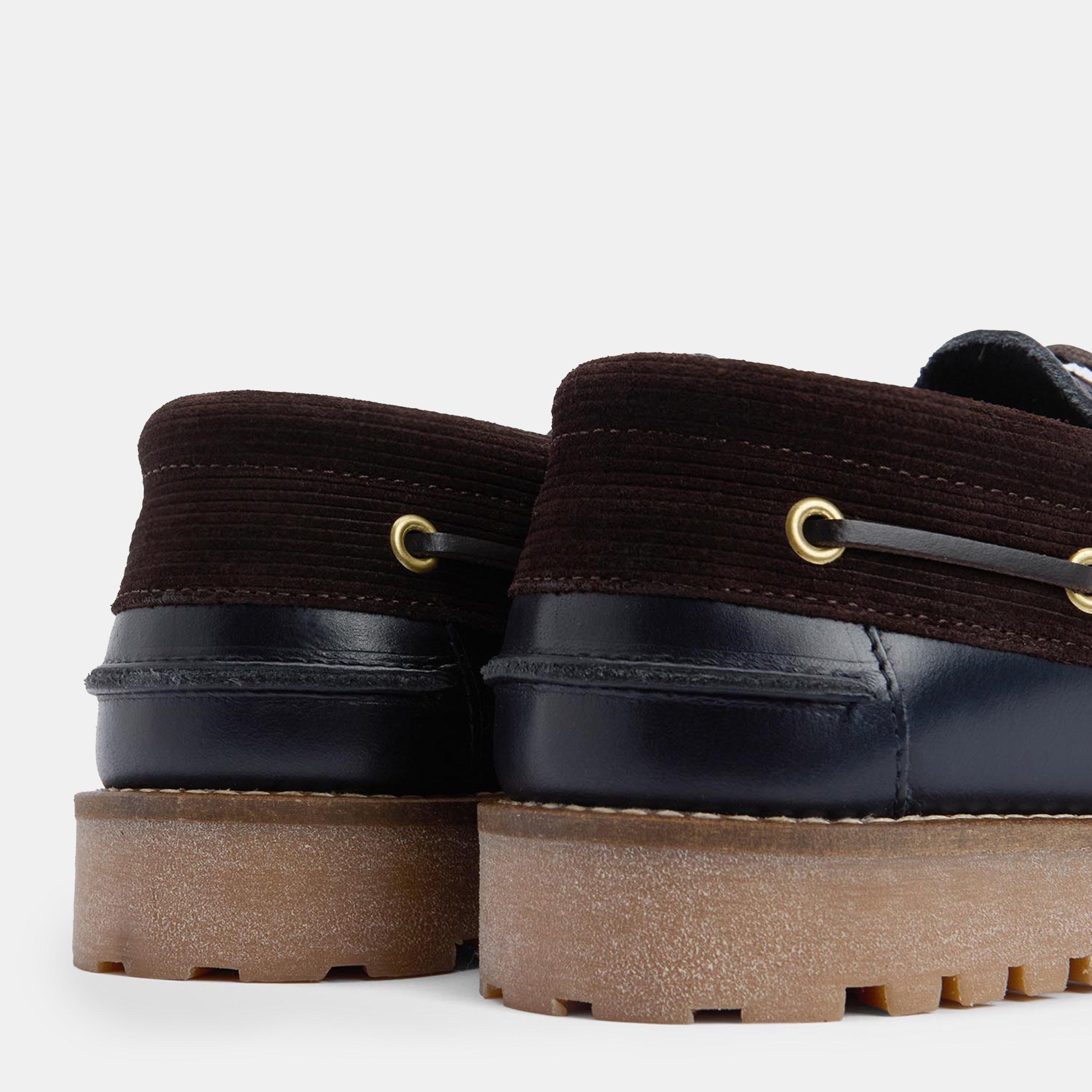Black BR51 - Barbour - Men's Deck Boat Shoes - 3