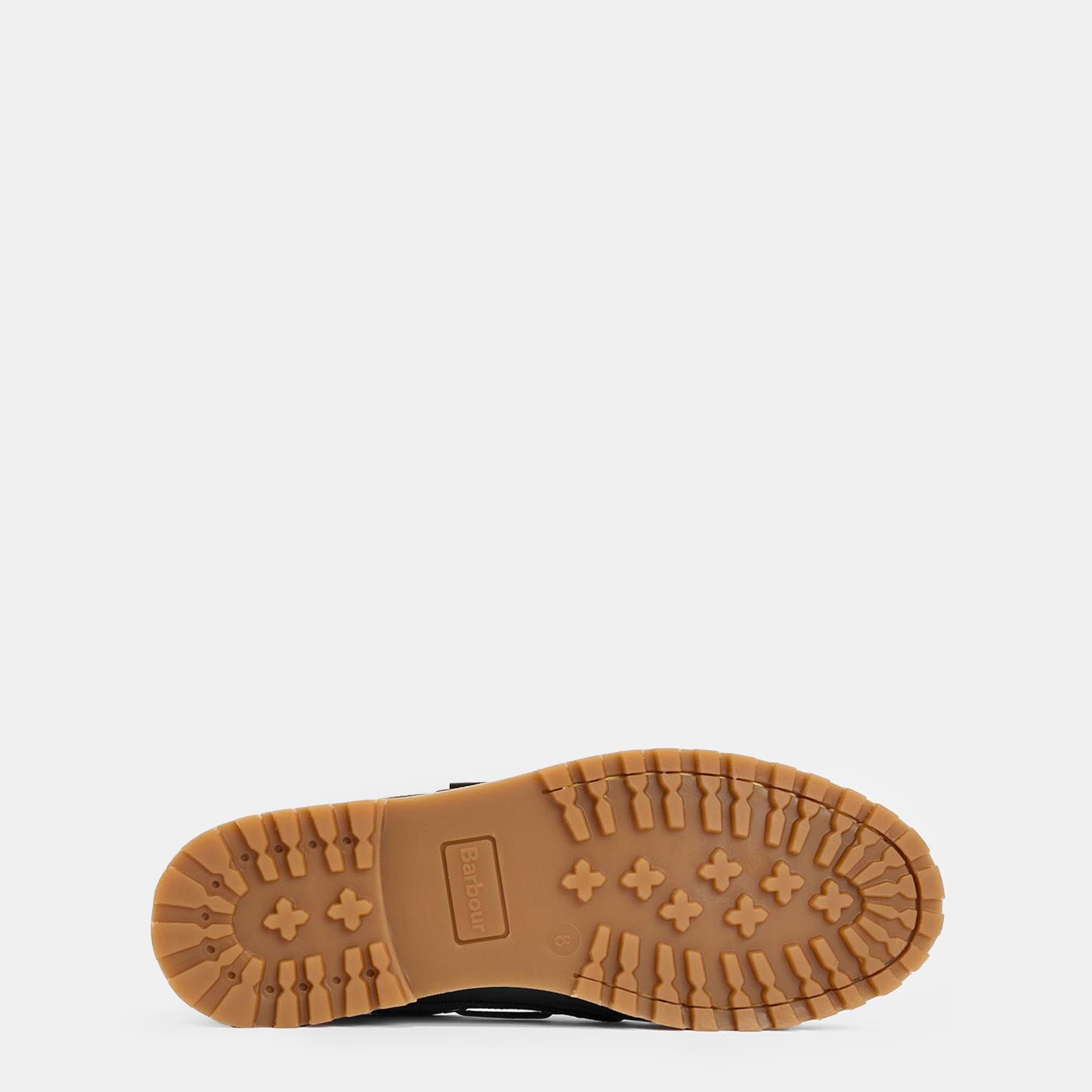 Mahogany BR71 - Barbour - Men's Deck Traditional Moccasin Hand-Stitched Boat Shoes - 9