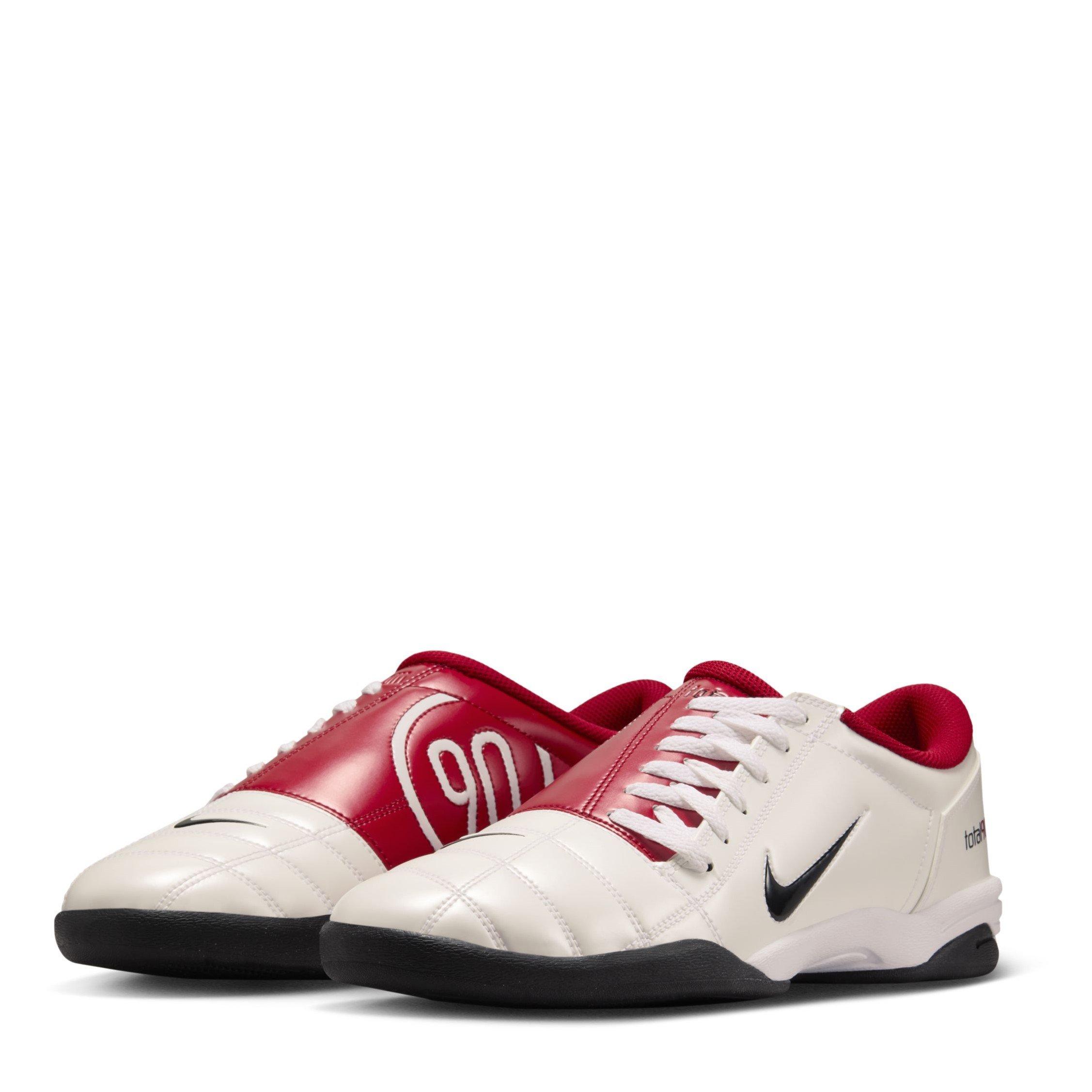 Wht/Blk-Gym Red - Nike - Total 90 Mens Shoes - 4