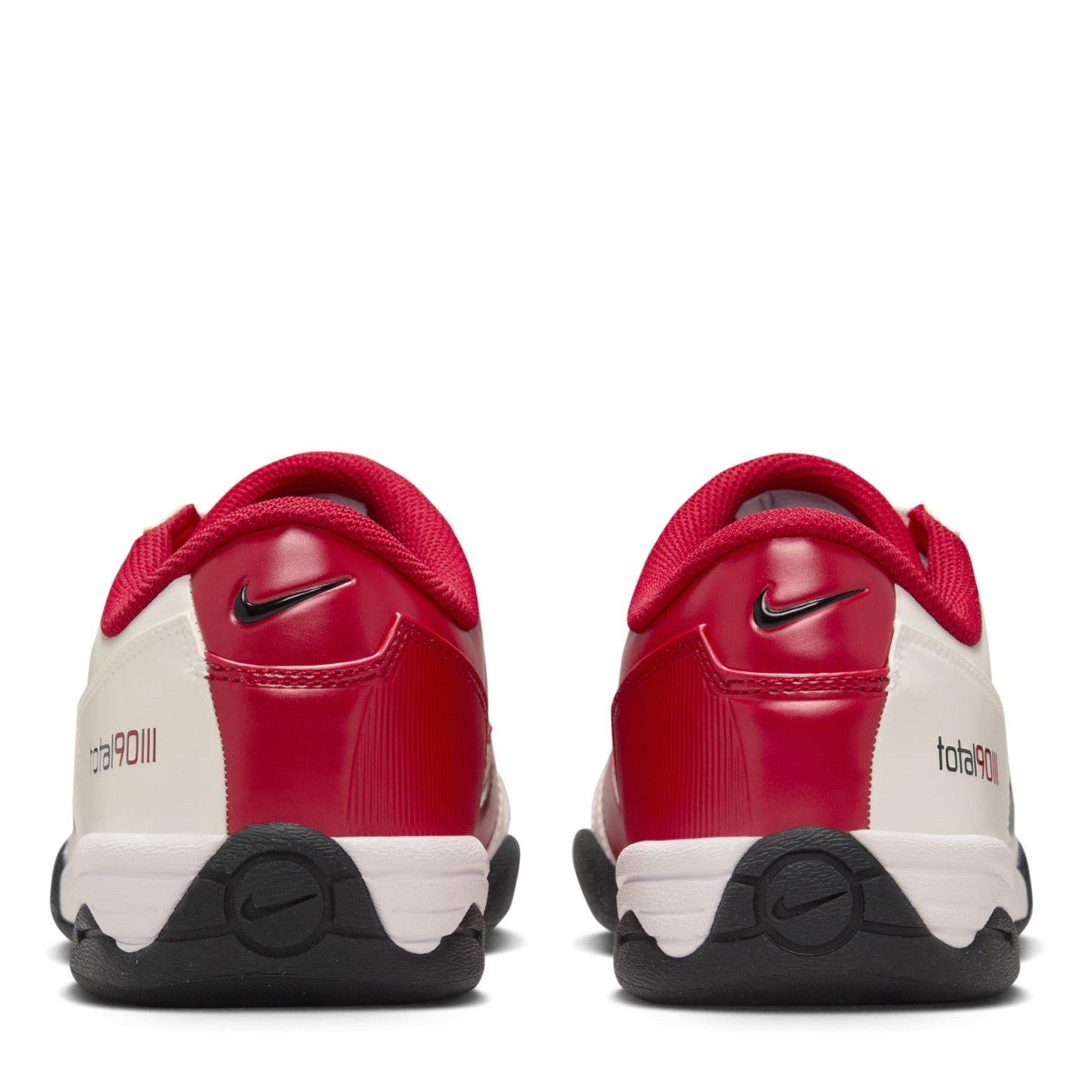 Wht/Blk-Gym Red - Nike - Total 90 Mens Shoes - 6