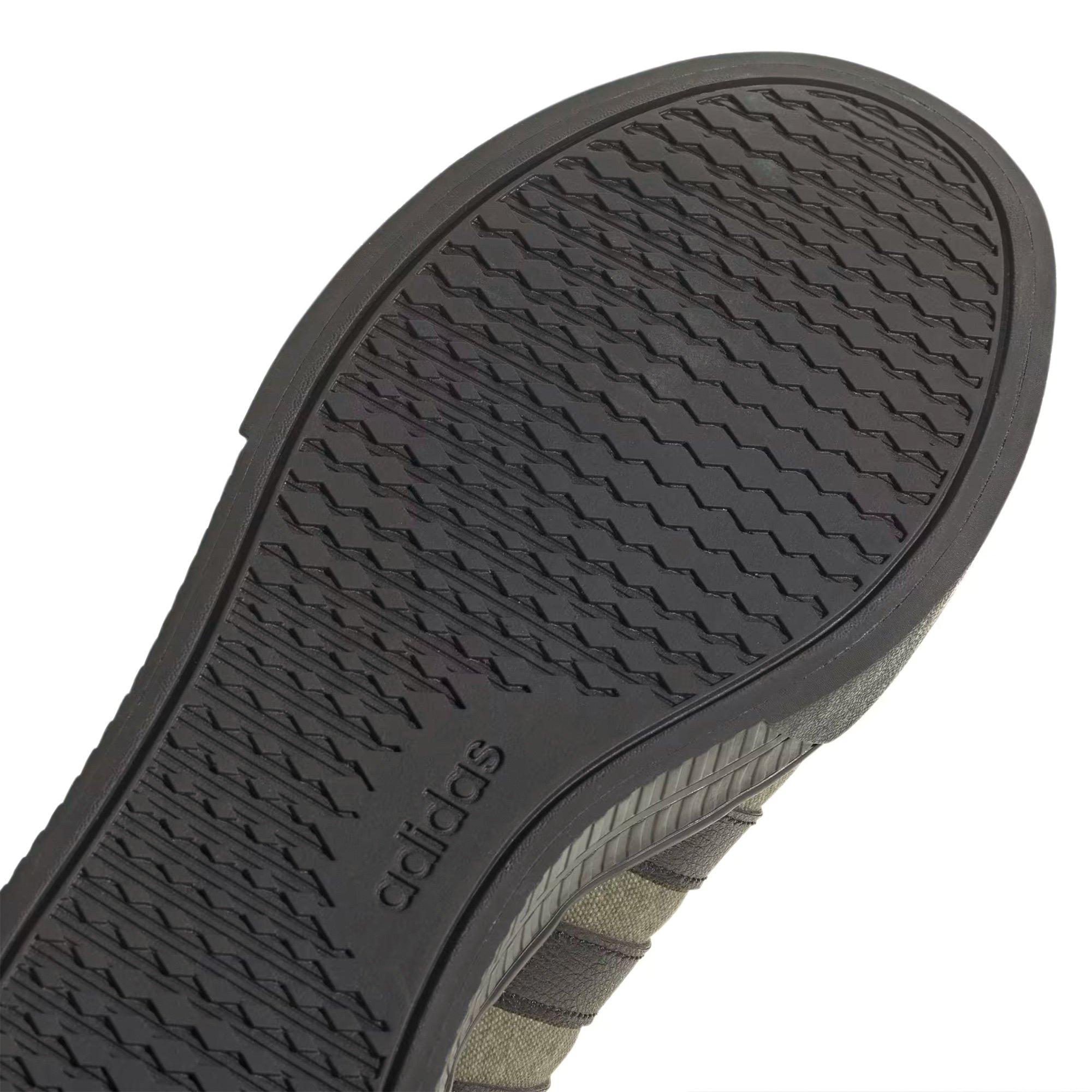 Olive/Blk/White - adidas - Men's Daily Court Trainers - 8