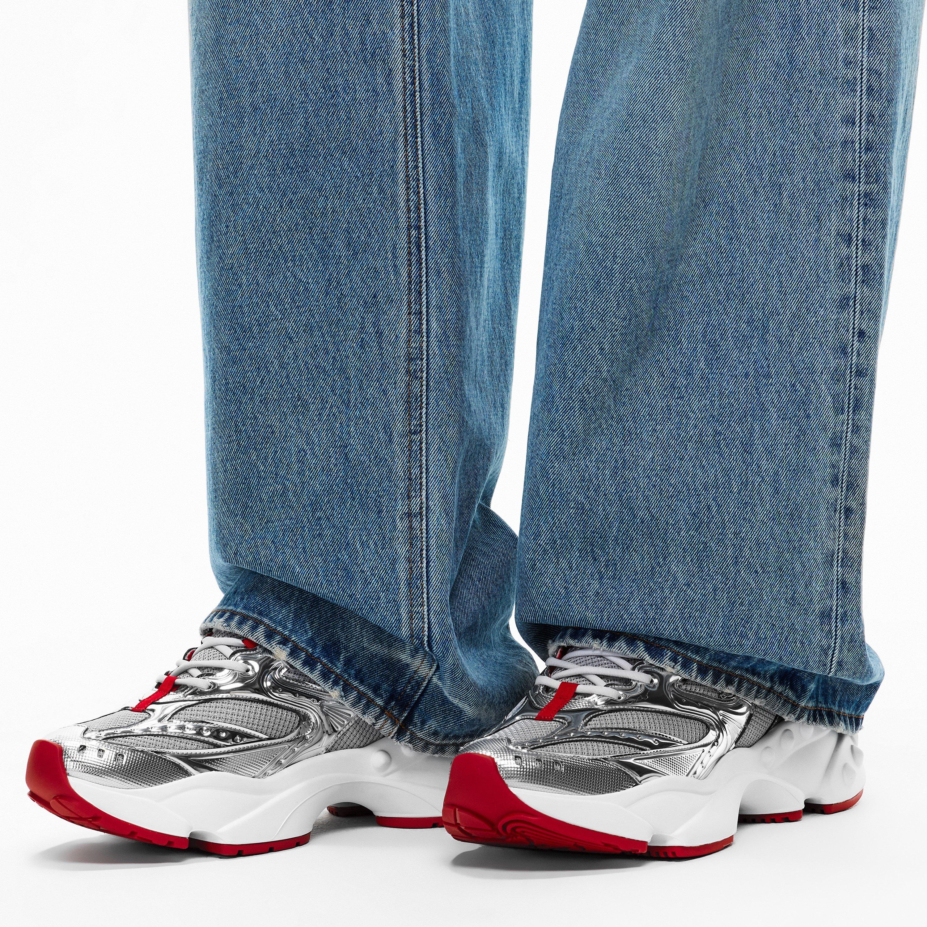 Silver - Christian Louboutin - Men's Chr So Flo Chunky Trainers - 3