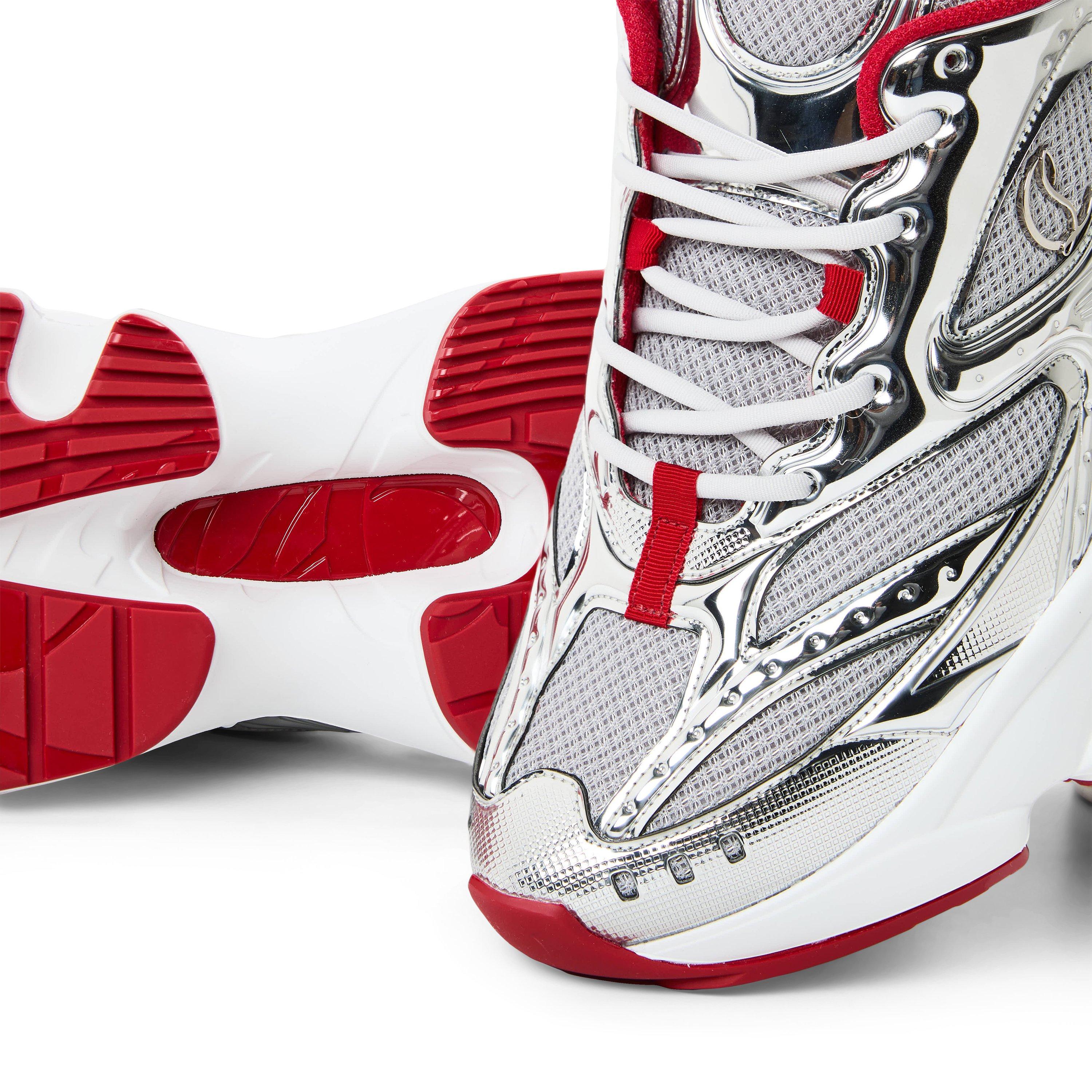 Silver - Christian Louboutin - Men's Chr So Flo Chunky Trainers - 4