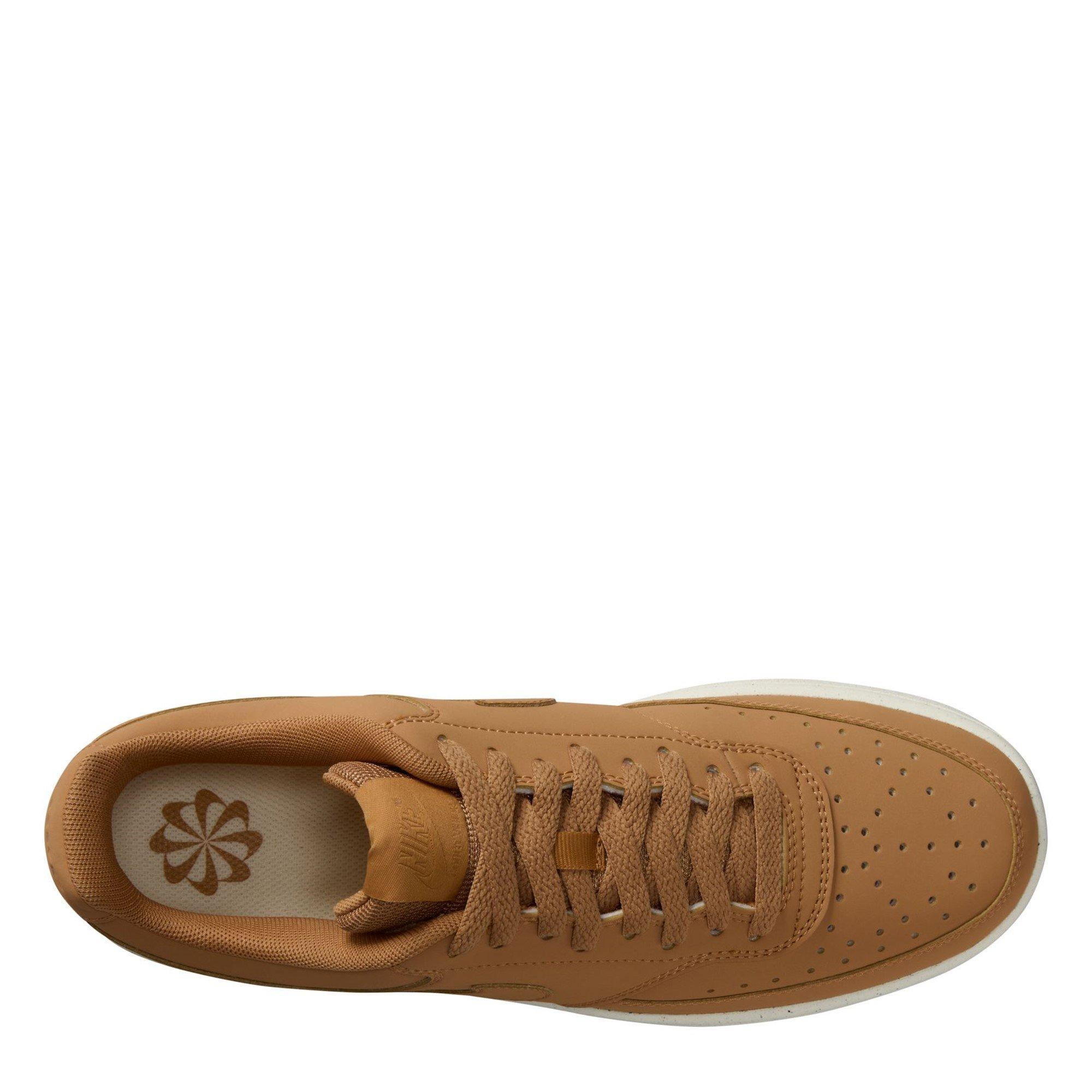 Flax/Flax-Sail - Nike - Court Vision Low Mens Shoes - 9