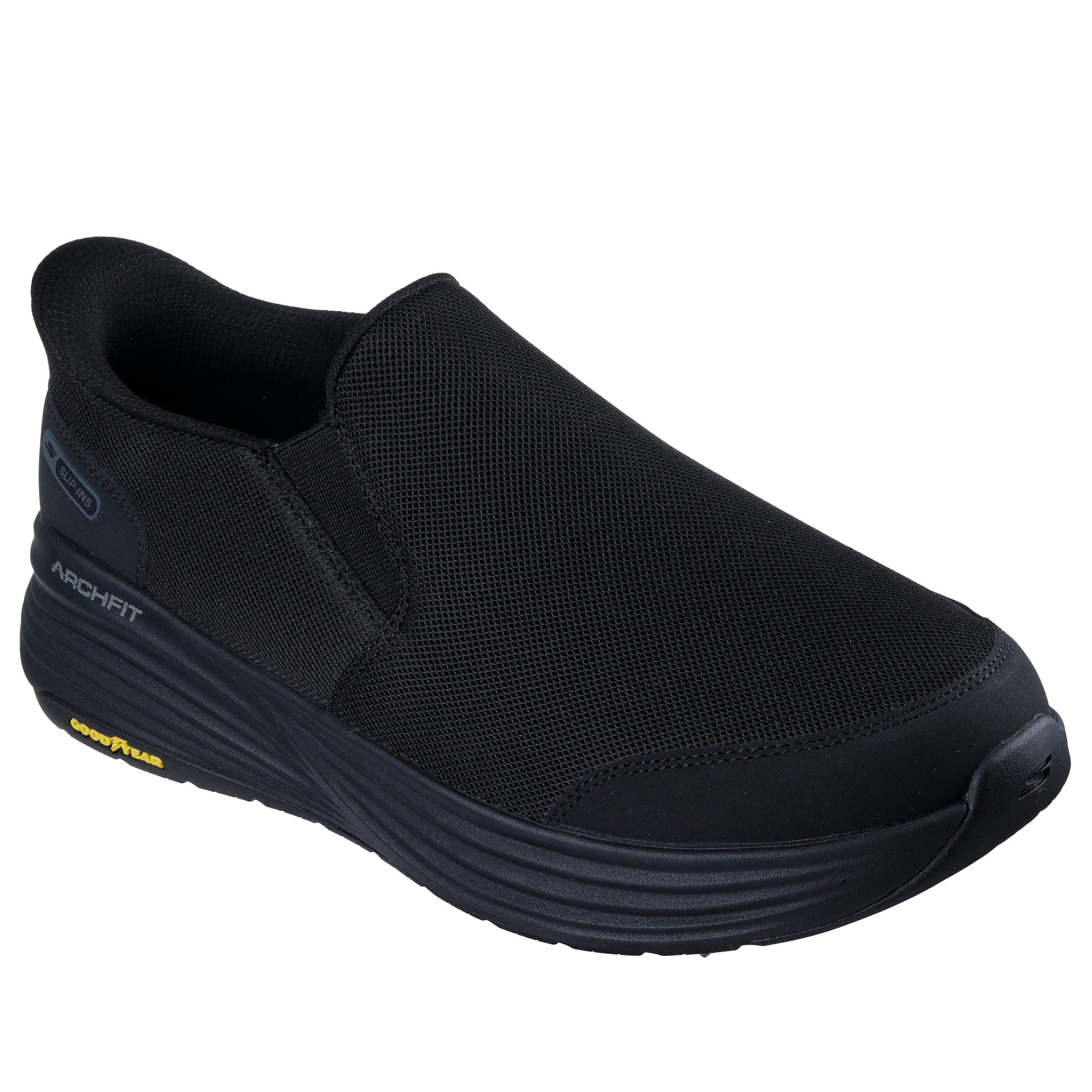 Black Textile - Skechers - Slip On Trainers - 3