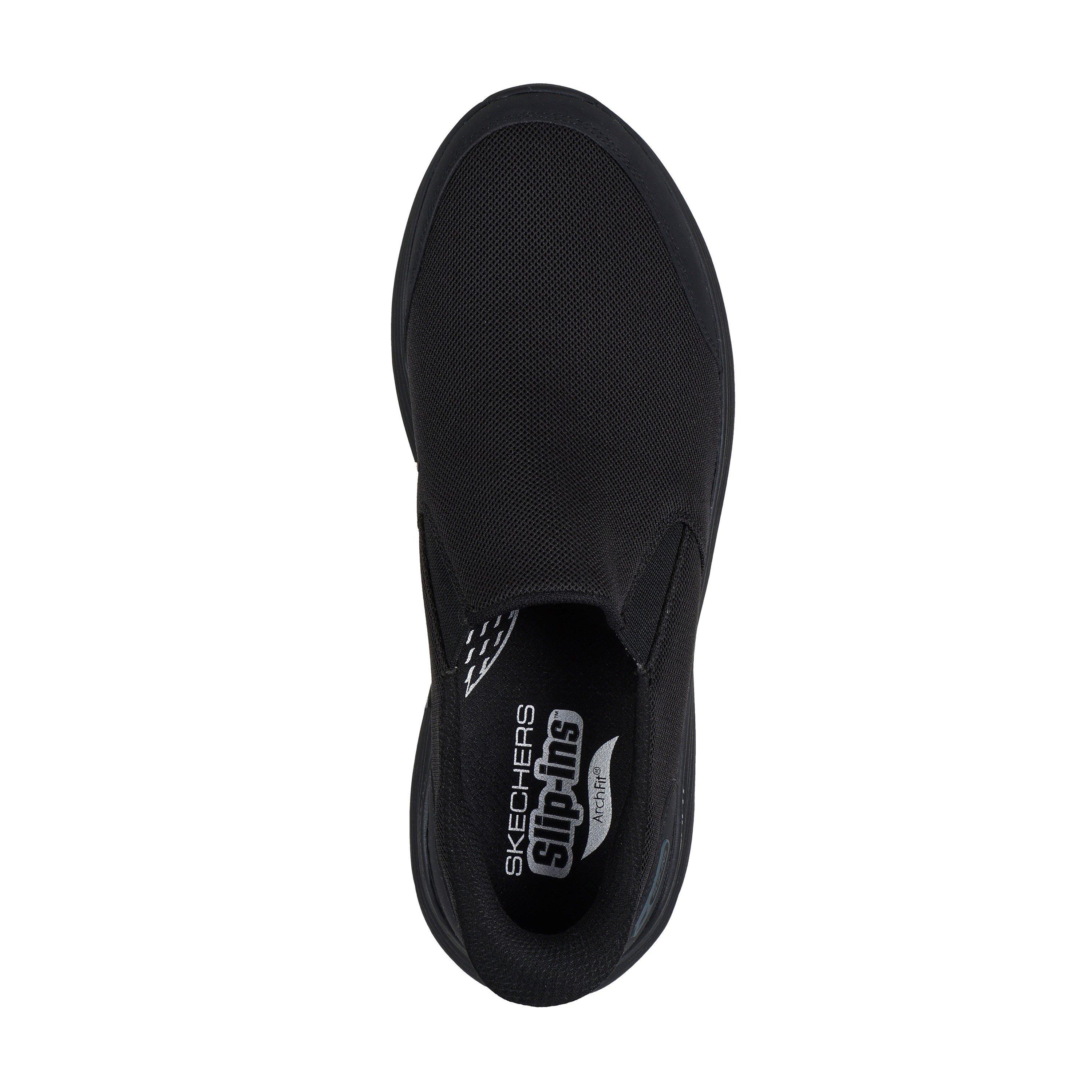 Black Textile - Skechers - Slip On Trainers - 5
