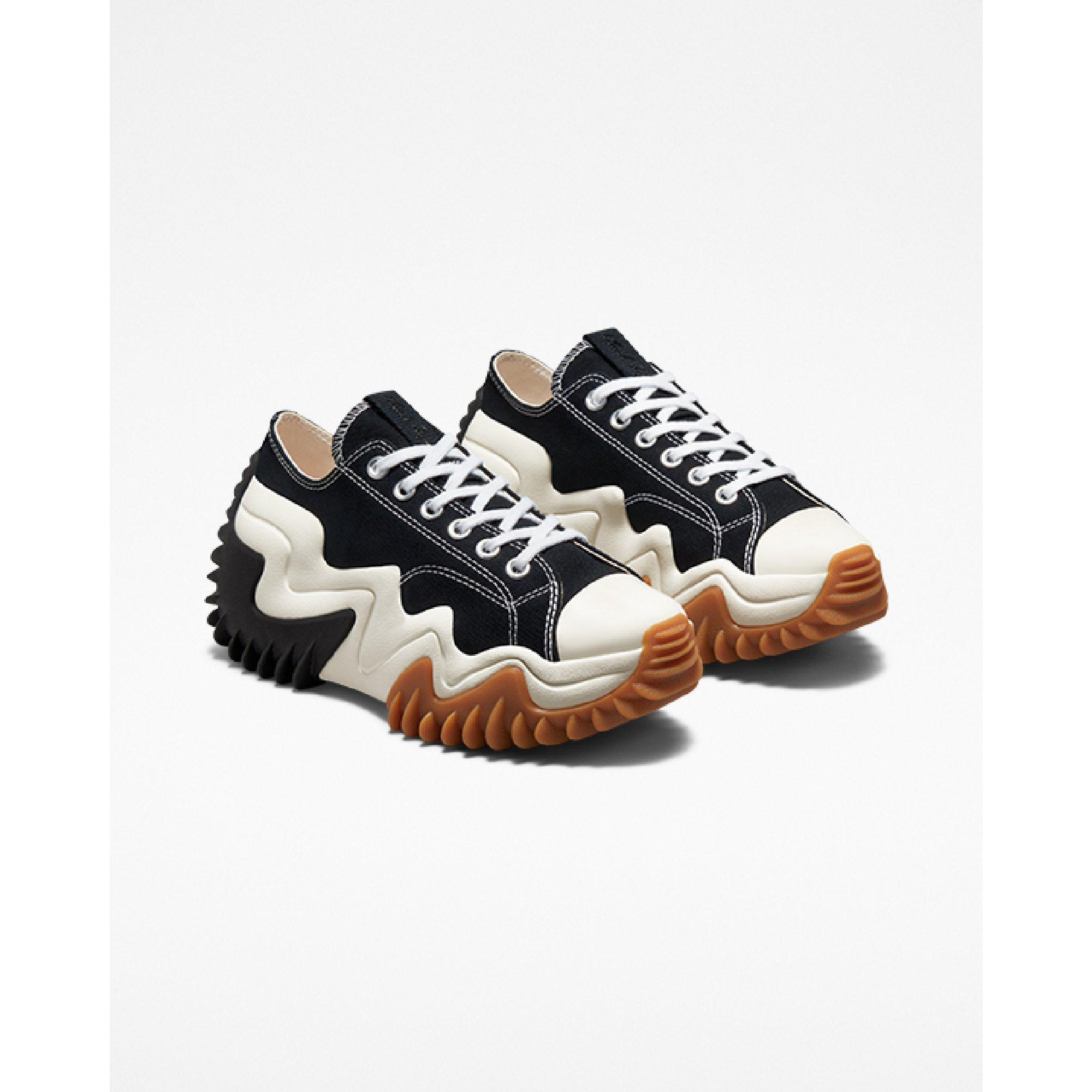 001-Black/Whi - Converse - Unisex Adults Run Star Motion Canvas Platform Trainers - 3
