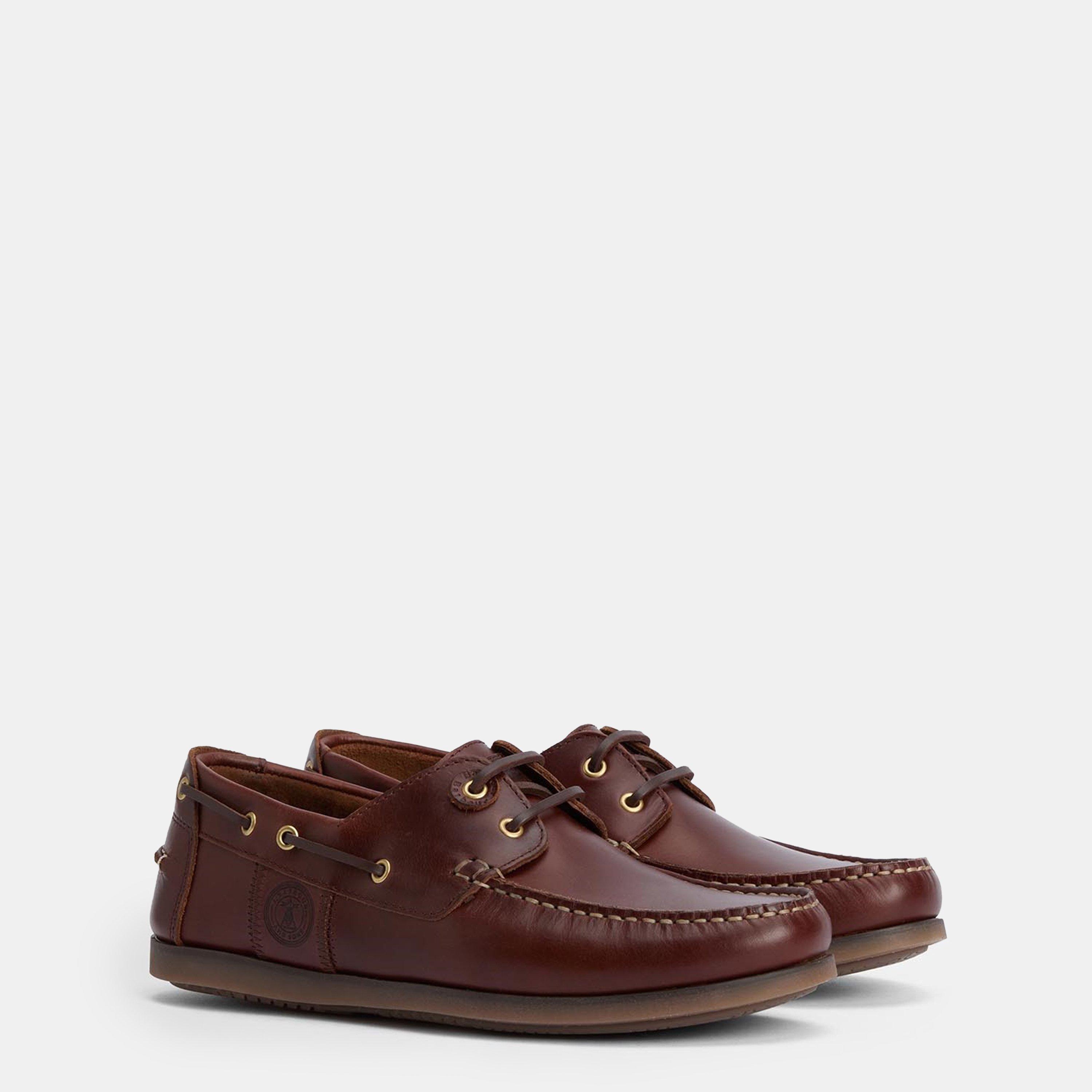 Mahogany - Barbour - Wake Boat Shoes - 2