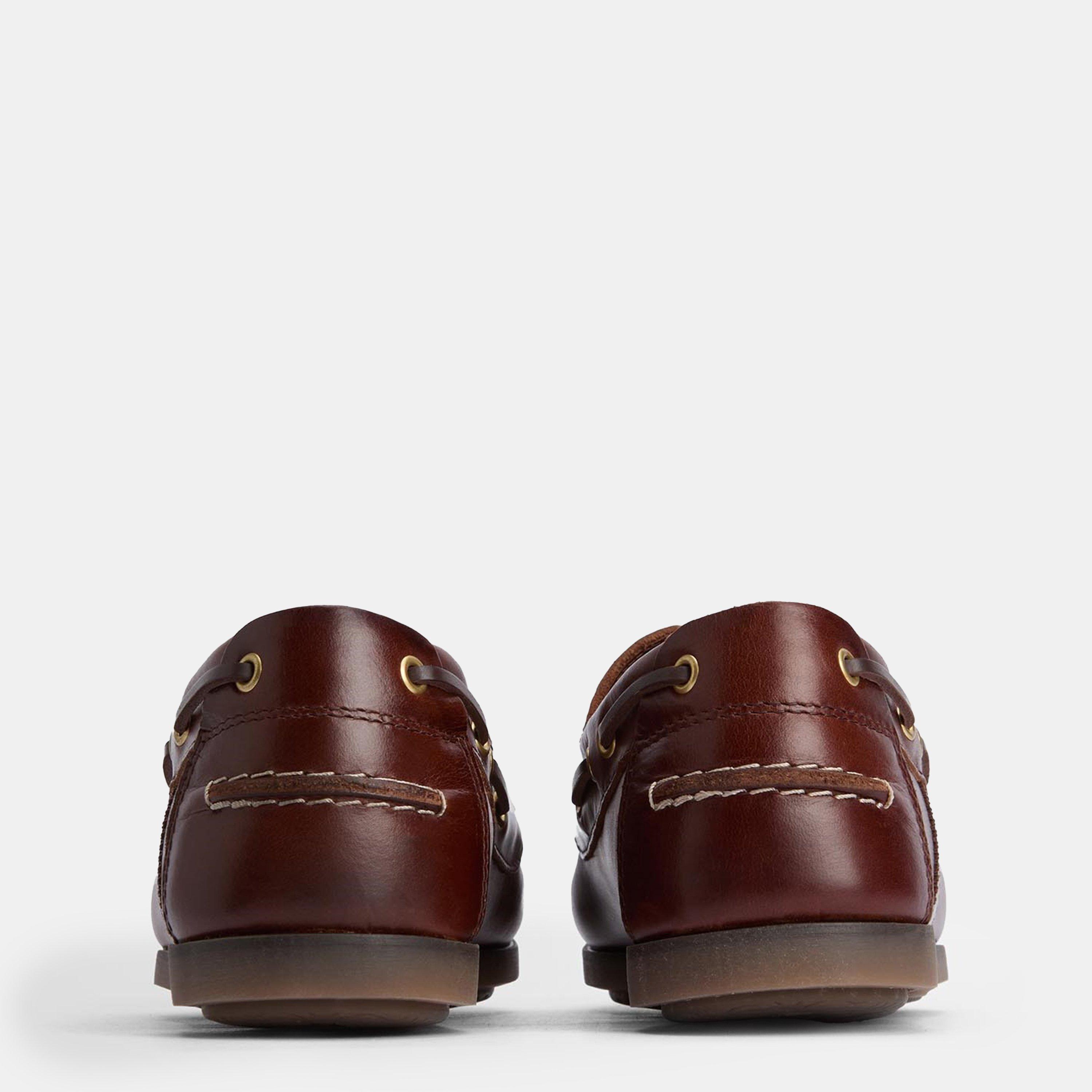 Mahogany - Barbour - Wake Boat Shoes - 3