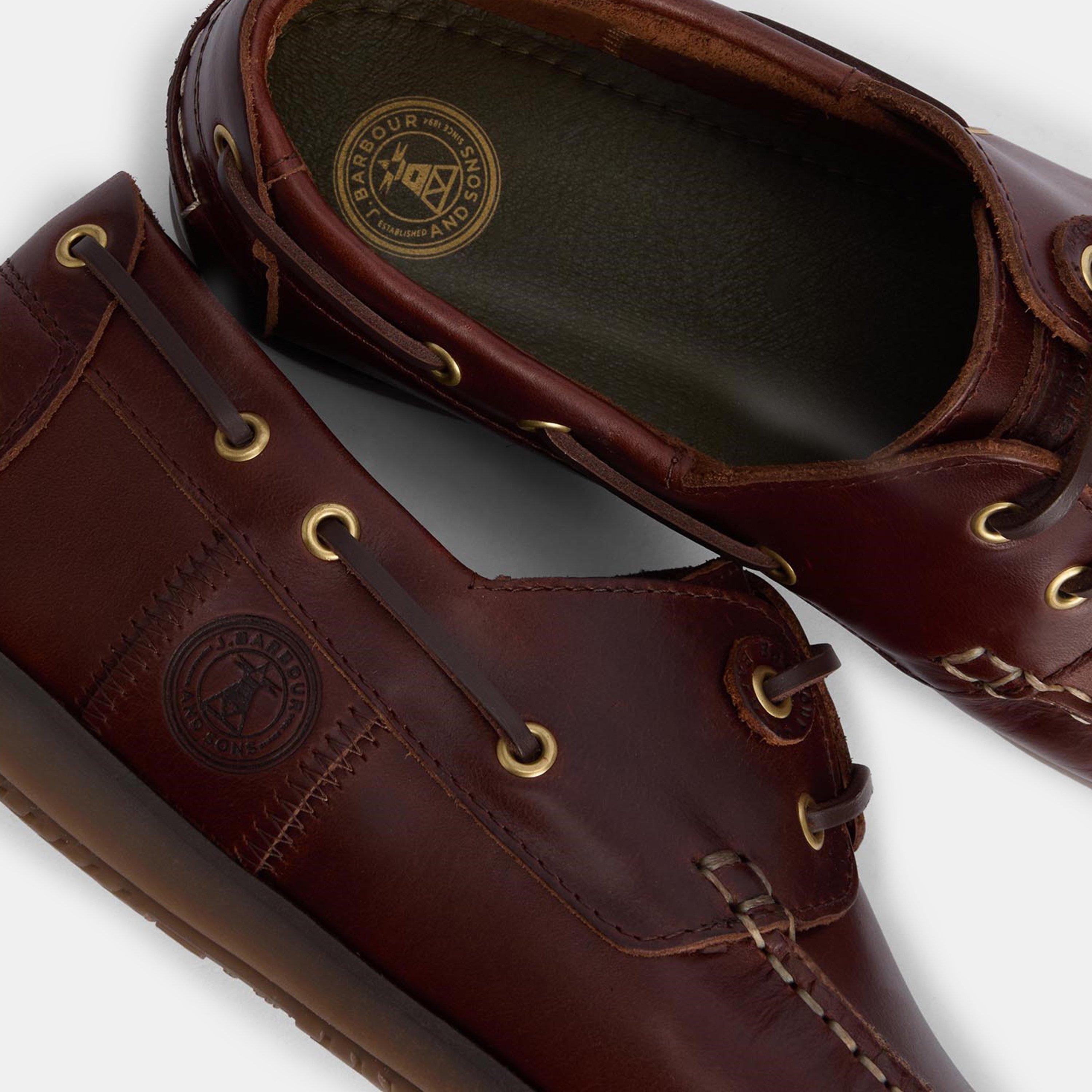 Mahogany - Barbour - Wake Boat Shoes - 4