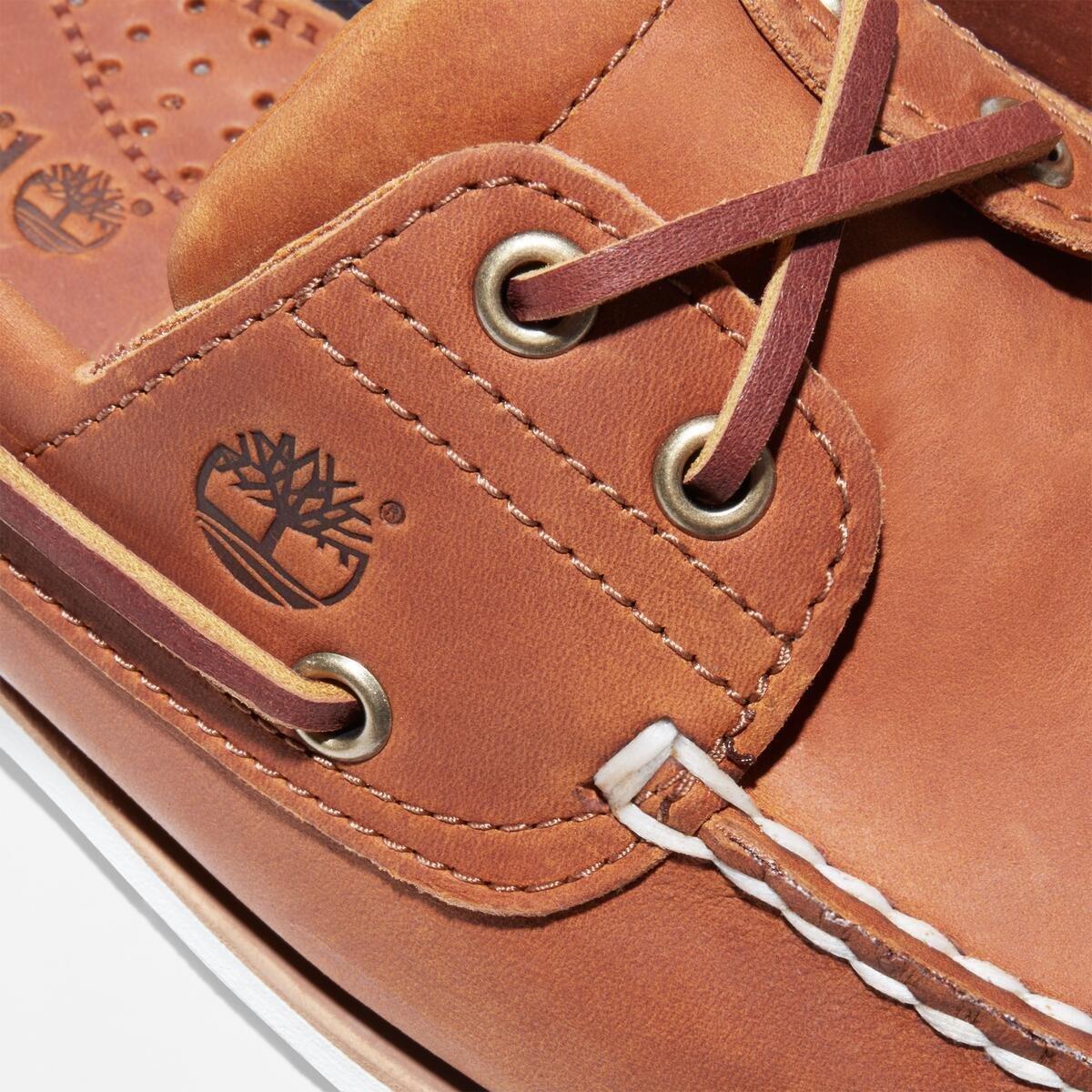 Apricot Buff - Timberland - Men's Classic Blue Boat Shoes - 6