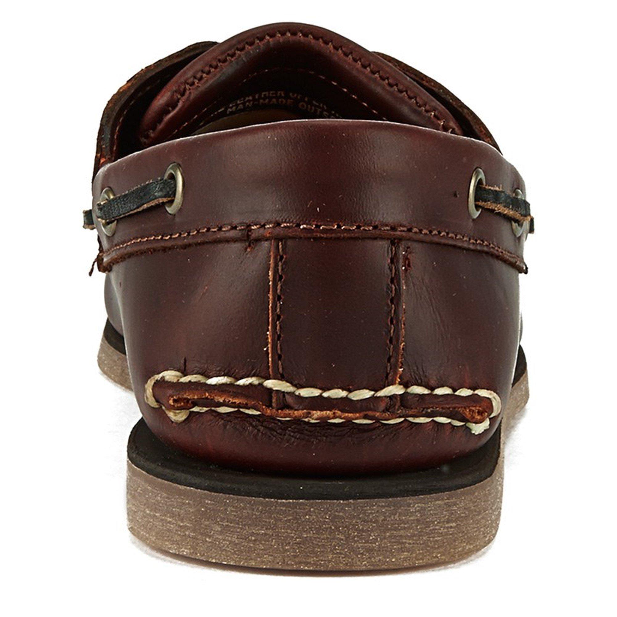 Brown - Timberland - Men's Classic Blue Boat Shoes - 3