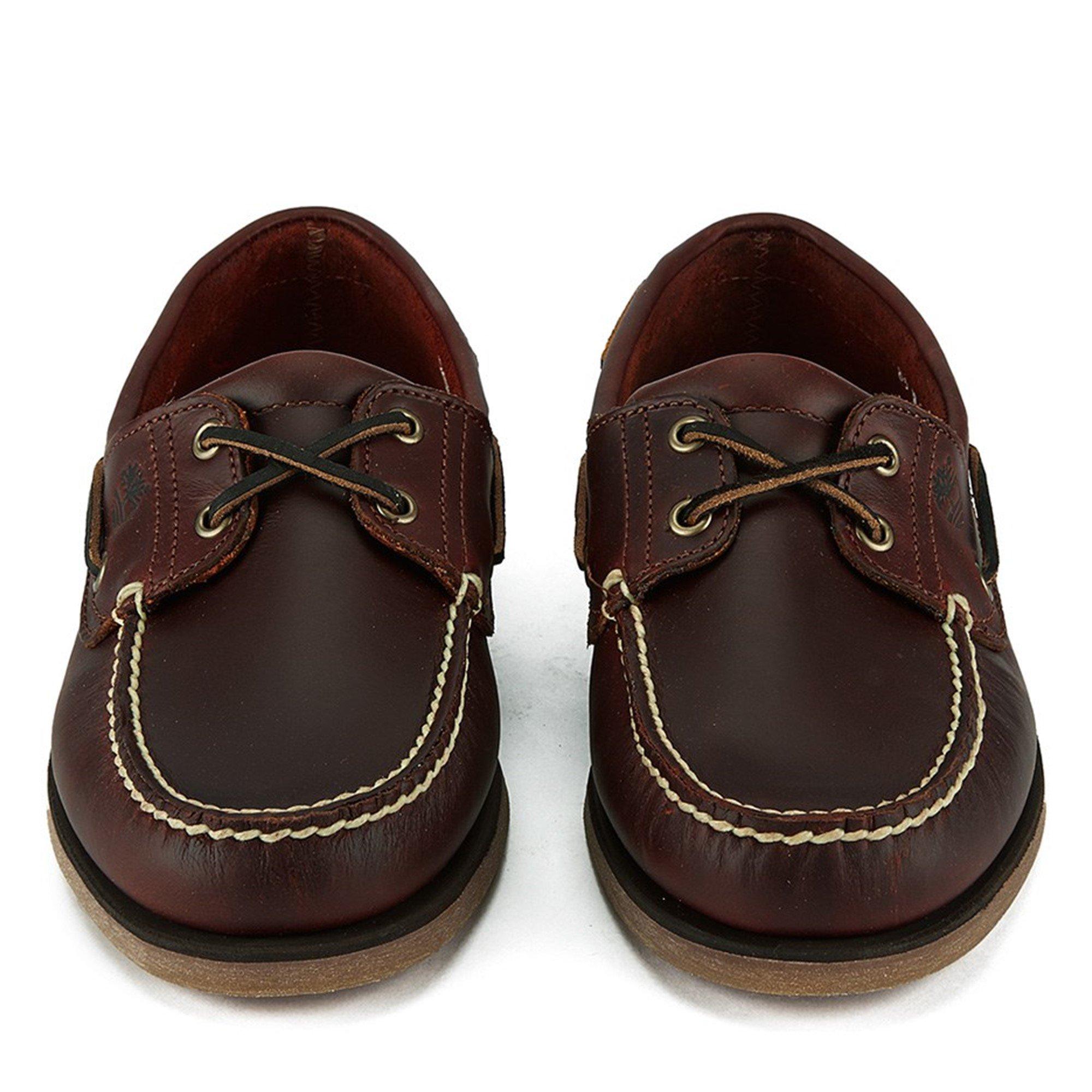 Brown - Timberland - Men's Classic Blue Boat Shoes - 4