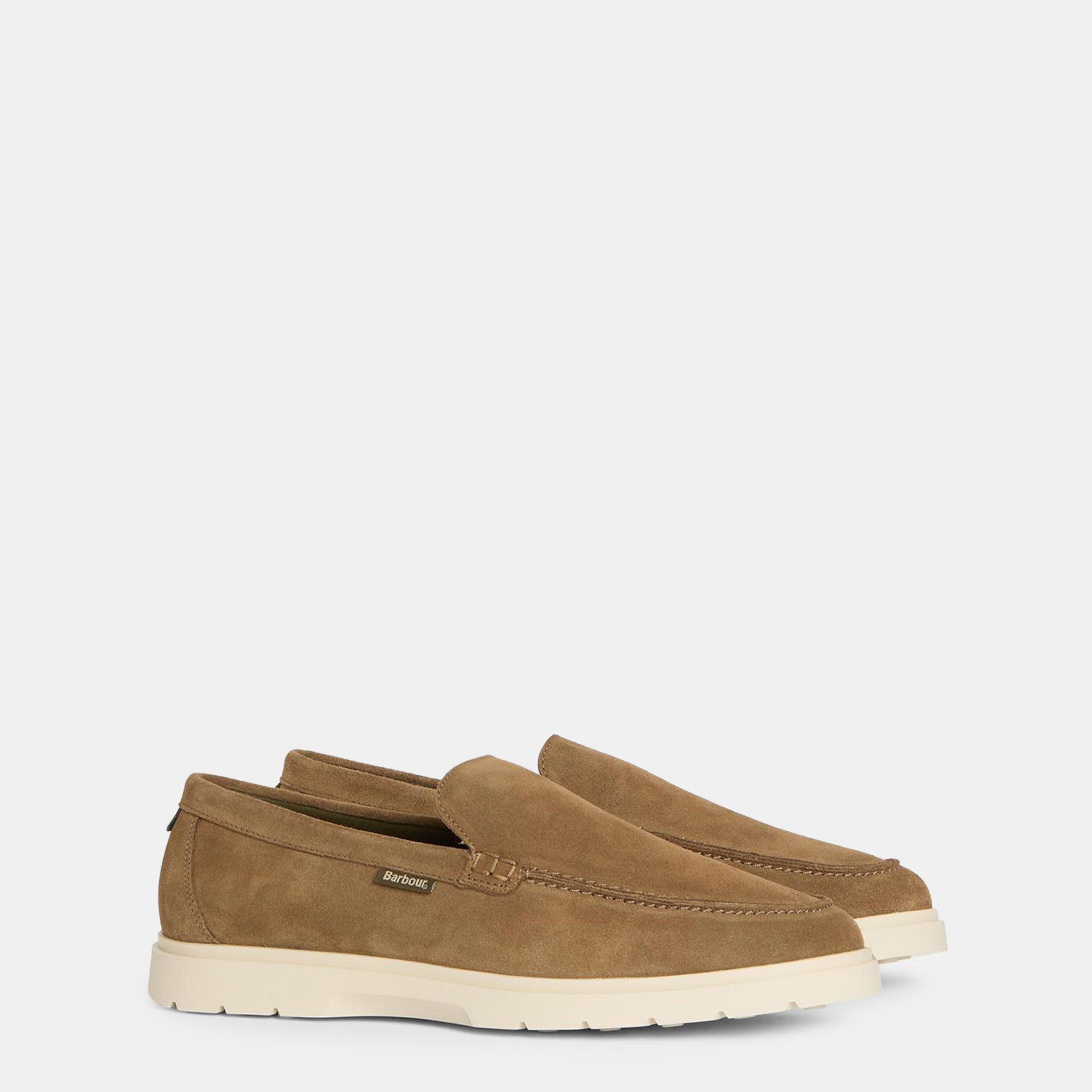Taupe Suede - Barbour - Carty Loafers - 3