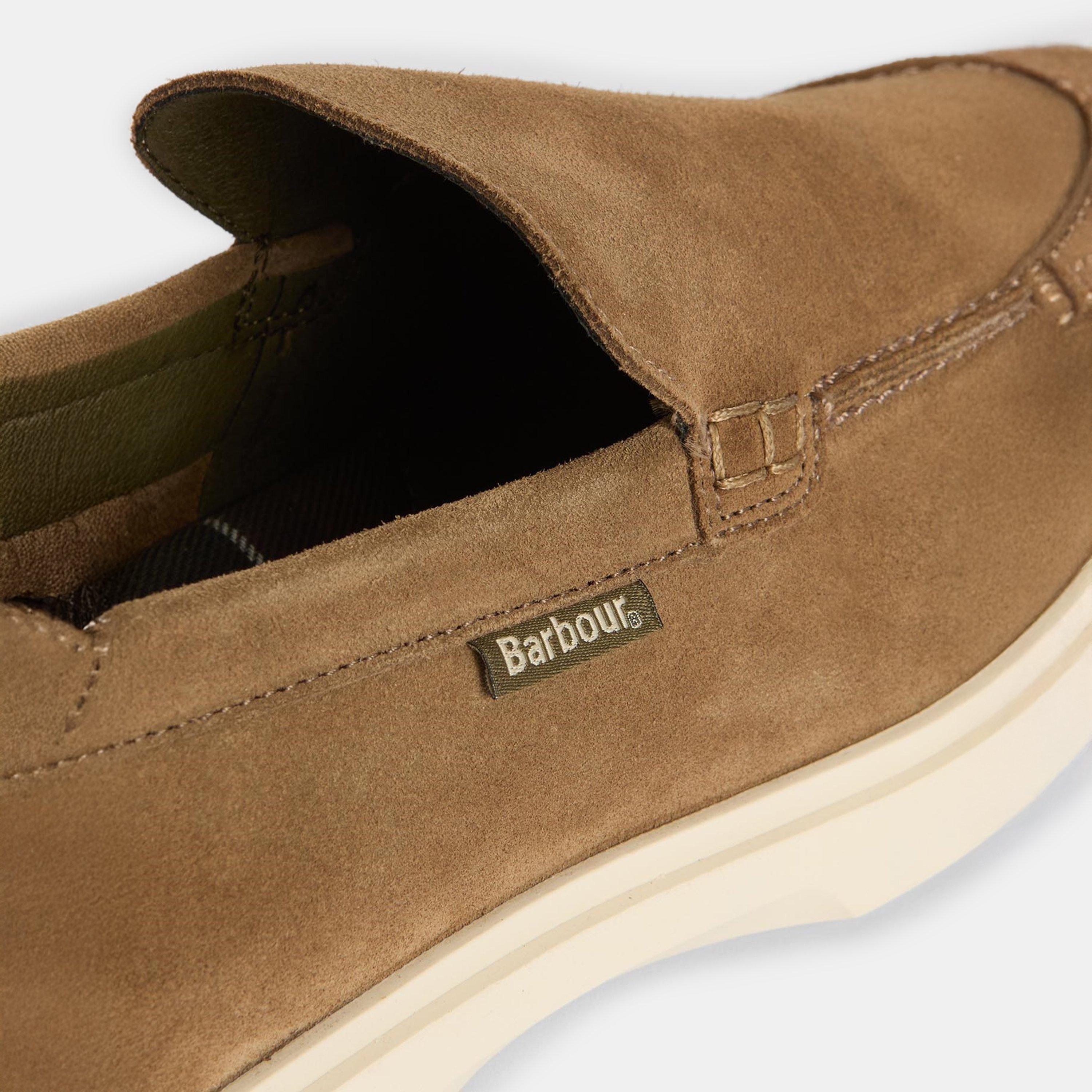 Taupe Suede - Barbour - Carty Loafers - 5